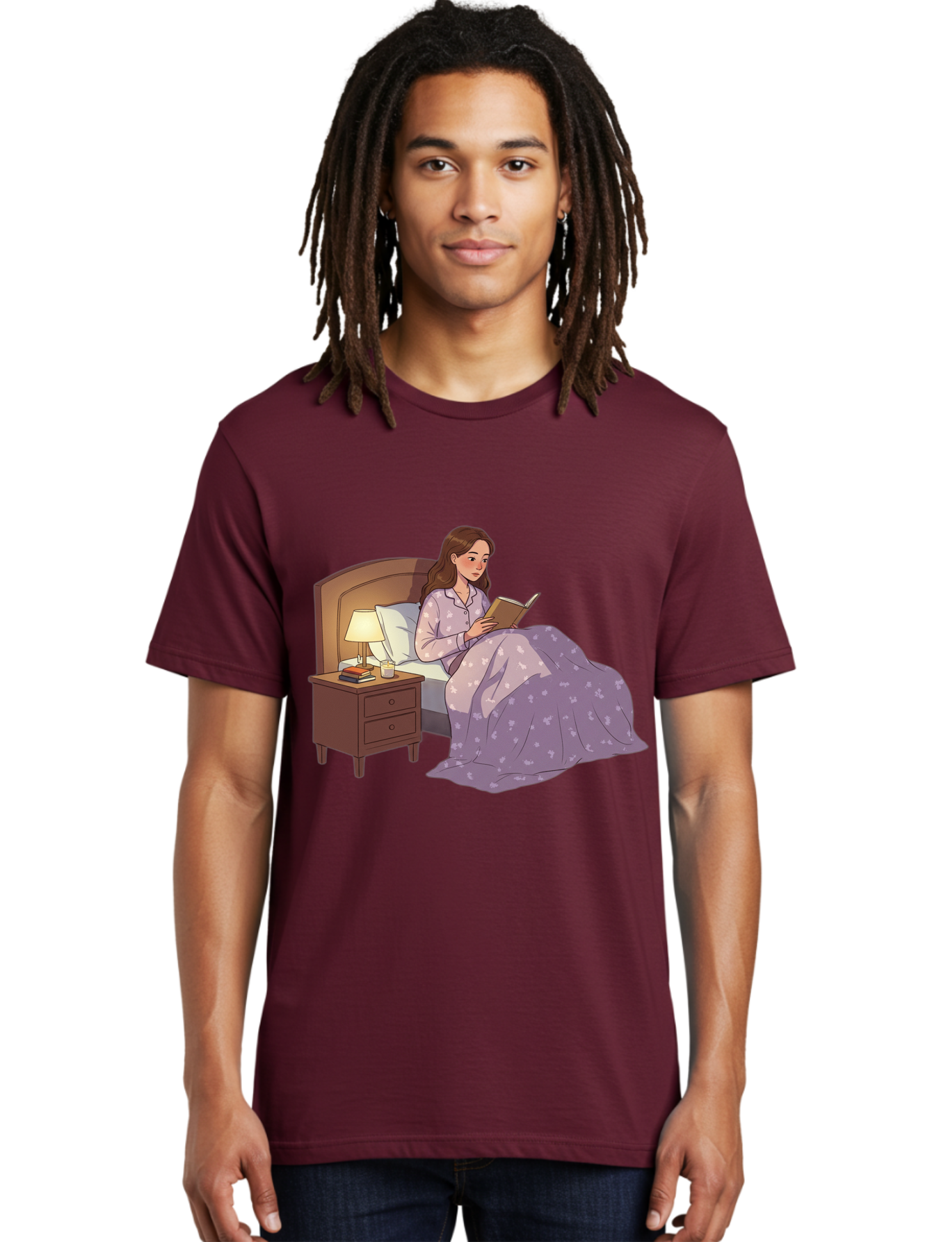 Woman-Reading-In-Bed Men'S Graphic Tee, 100% Cotton, Comfortable Casual Summer Wear, Machine Washable, Vintage Camera, Old Camera, Antique Camera, Black Camera, Classic Photography, Photography Equipment, Nostalgic Device, Film Camera, Bal632 28