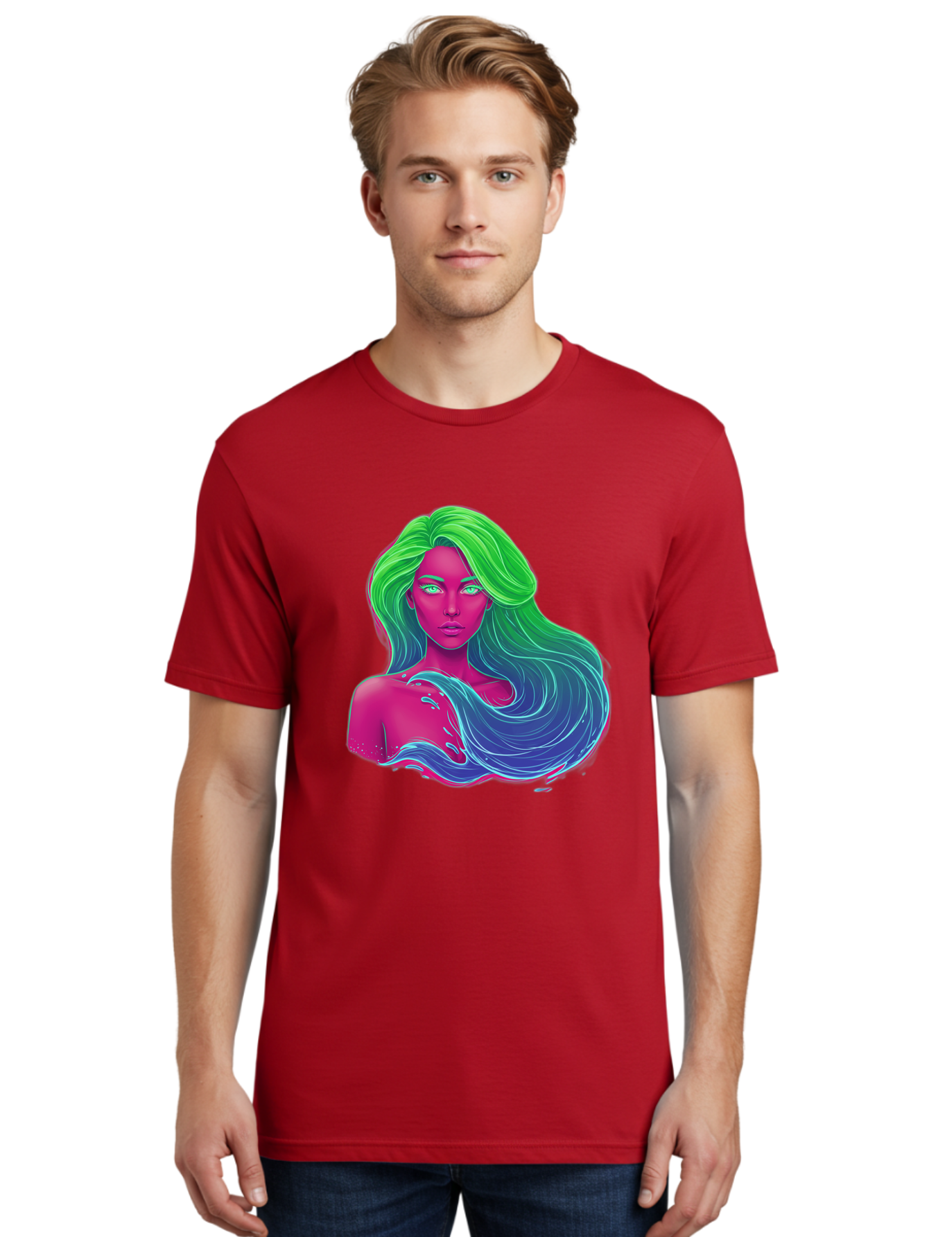 Woman-With-Flowing-Hair Men'S Graphic Tee, 100% Cotton, Comfortable Casual Summer Wear, Machine Washable, Vintage Camera, Old Camera, Antique Camera, Black Camera, Classic Photography, Photography Equipment, Nostalgic Device, Film Camera, Bal635 21