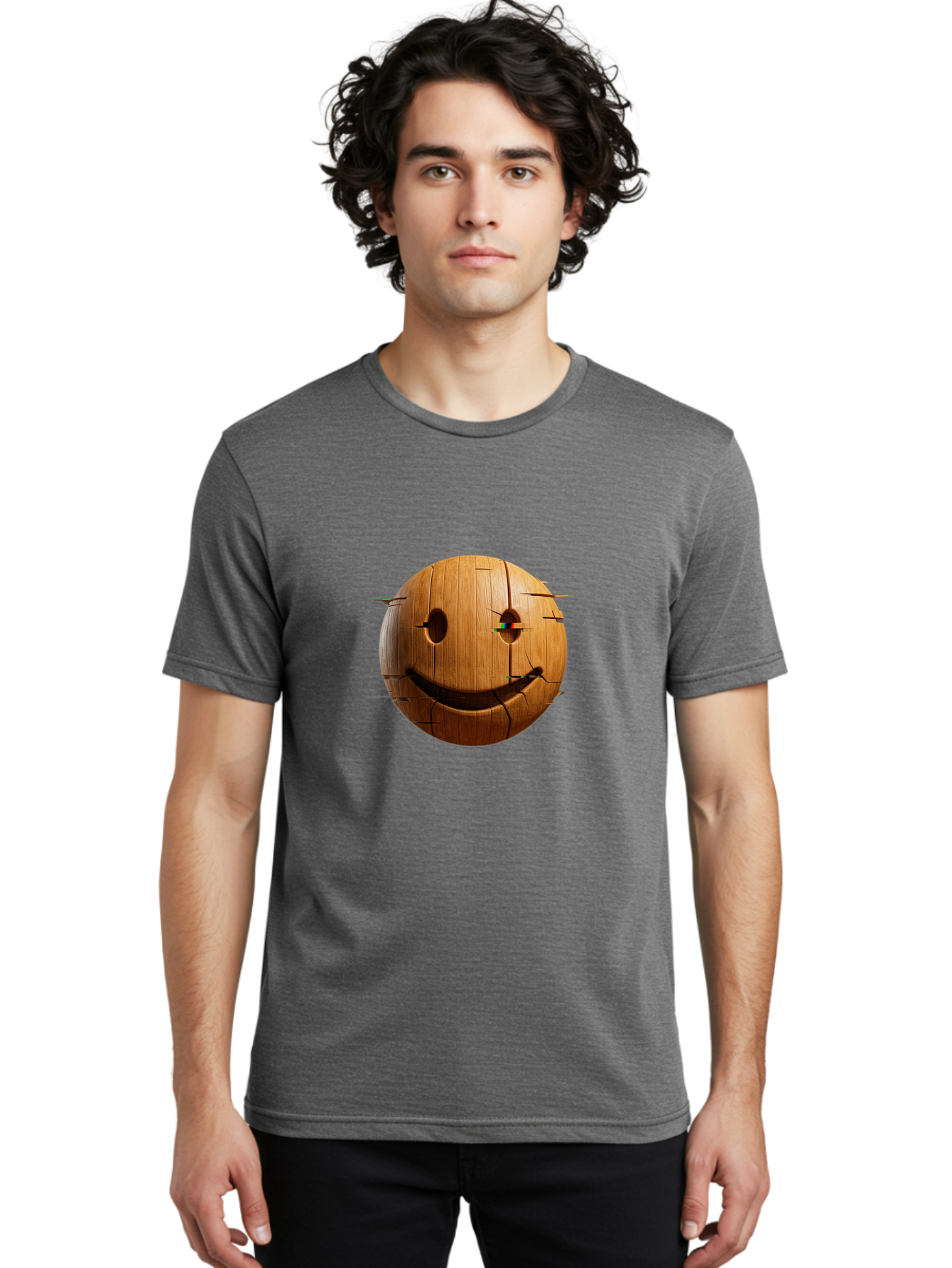 Wooden-Smiley Men'S Graphic Tee, 100% Cotton, Comfortable Casual Summer Wear, Machine Washable, Vintage Camera, Old Camera, Antique Camera, Black Camera, Classic Photography, Photography Equipment, Nostalgic Device, Film Camera, Camera Art Bal639 23