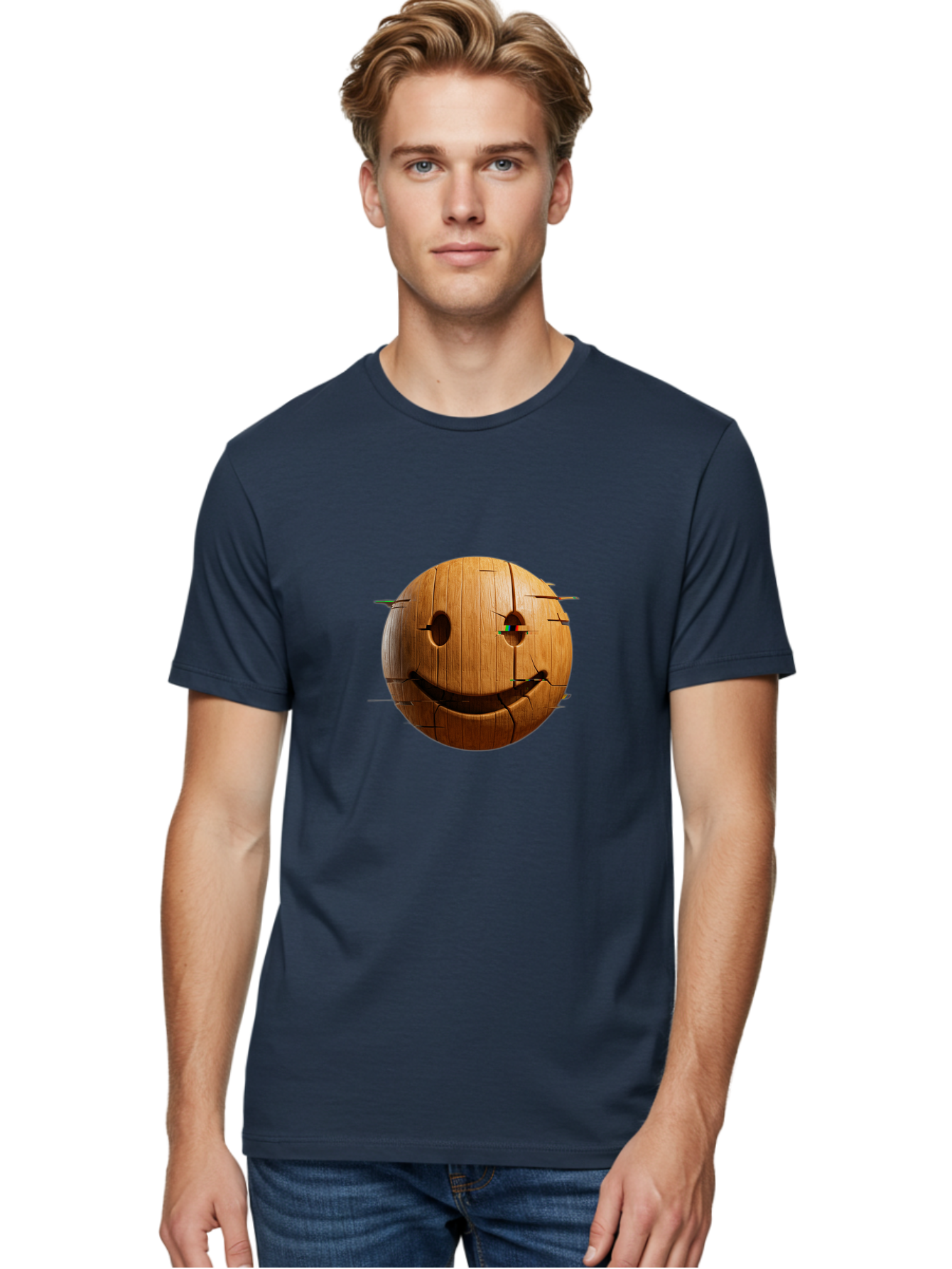 Wooden-Smiley Men'S Graphic Tee, 100% Cotton, Comfortable Casual Summer Wear, Machine Washable, Vintage Camera, Old Camera, Antique Camera, Black Camera, Classic Photography, Photography Equipment, Nostalgic Device, Film Camera, Camera Art Bal639 24