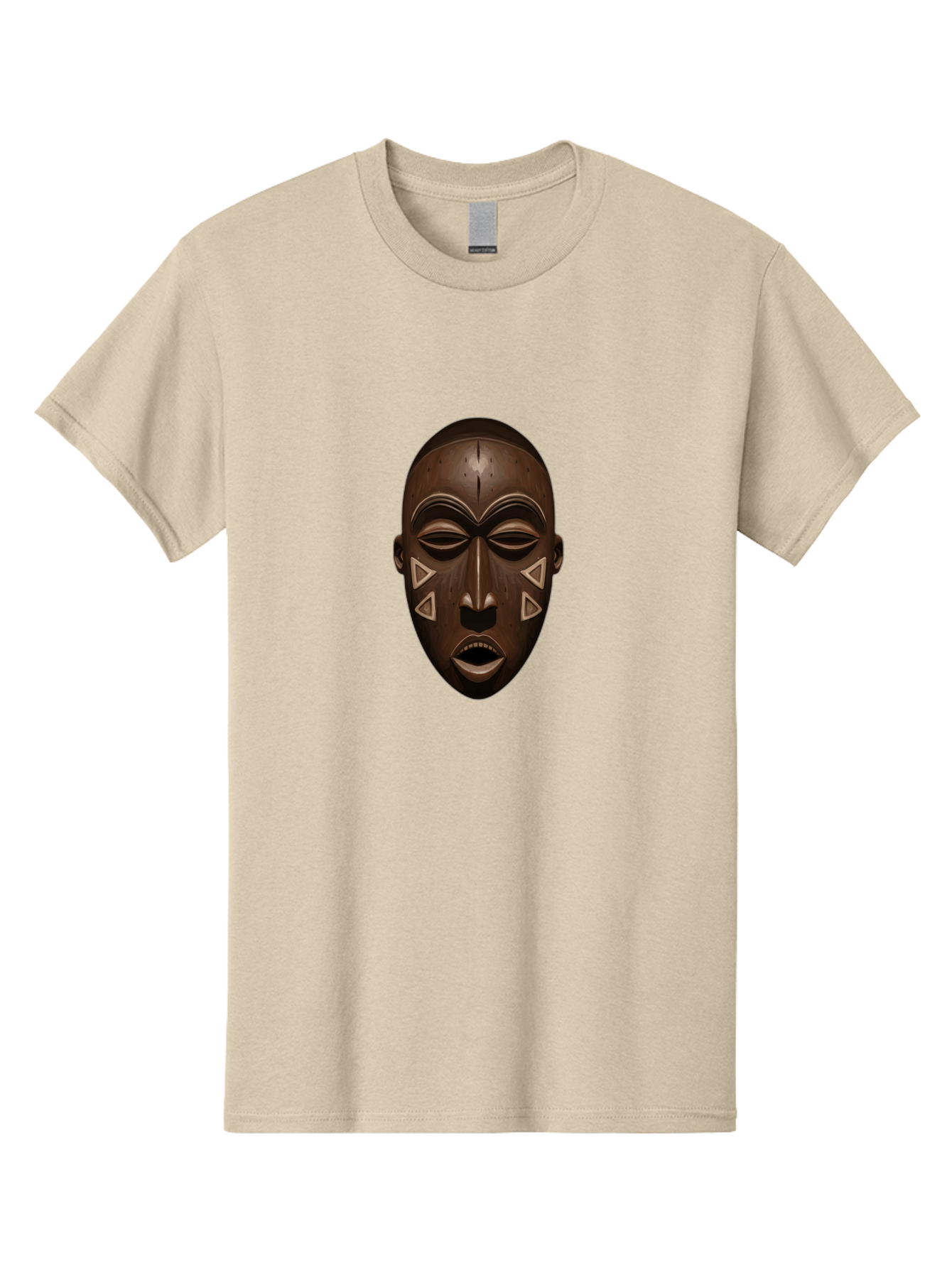 African-Mask-1 Men'S Graphic Tee, 100% Cotton, Comfortable Casual Summer Wear, Machine Washable, Vintage Camera, Old Camera, Antique Camera, Black Camera, Classic Photography, Photography Equipment, Nostalgic Device, Film Camera, Camera Art Bal659 3
