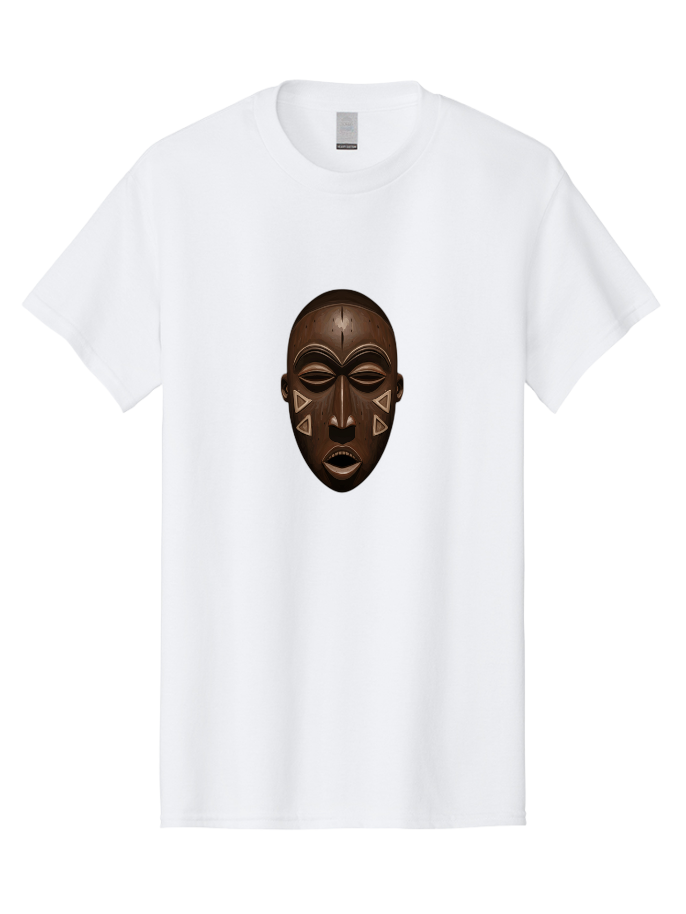 African-Mask-1 Men'S Graphic Tee, 100% Cotton, Comfortable Casual Summer Wear, Machine Washable, Vintage Camera, Old Camera, Antique Camera, Black Camera, Classic Photography, Photography Equipment, Nostalgic Device, Film Camera, Camera Art Bal659 8