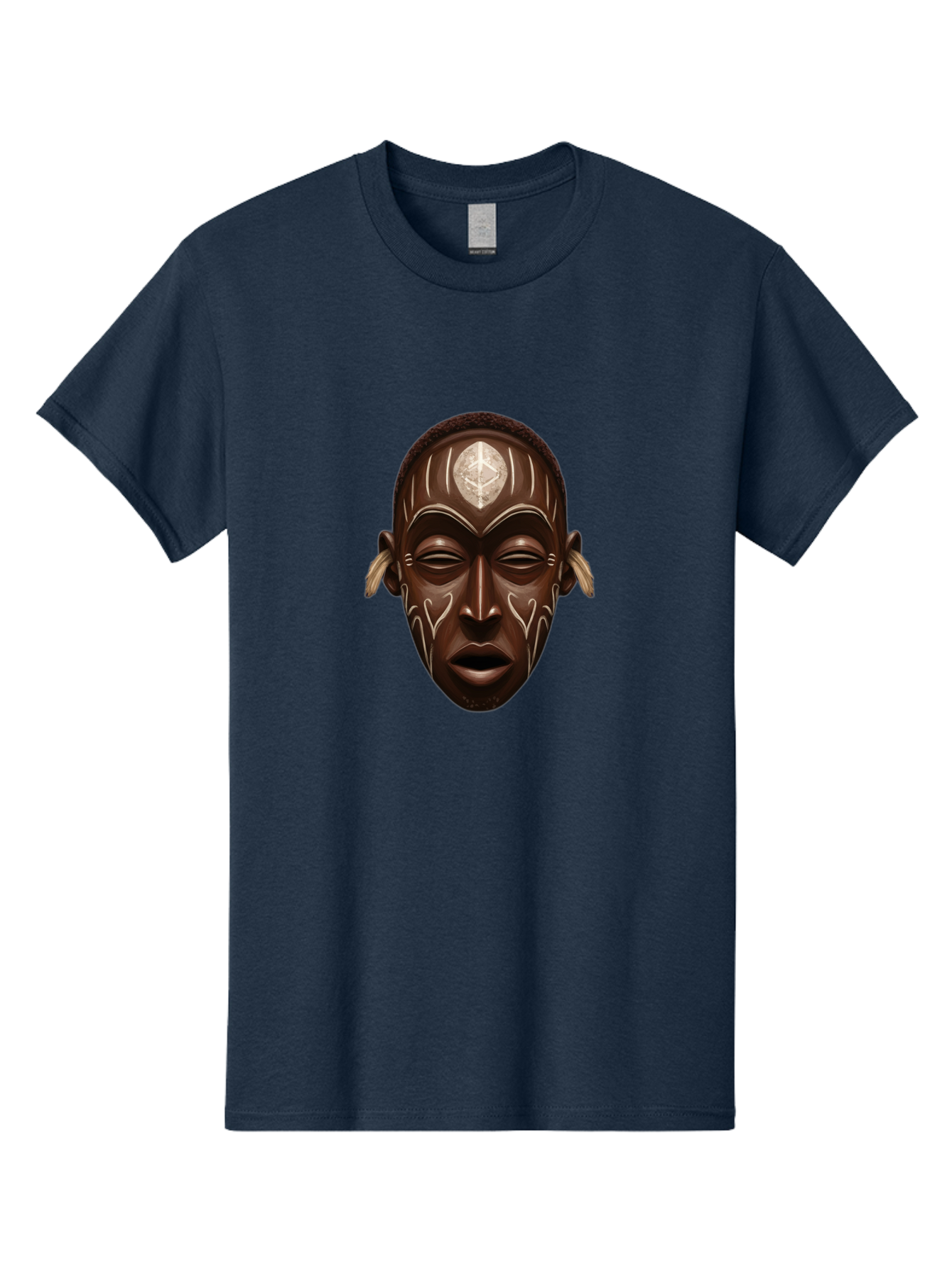 African-Mask-2 Men'S Graphic Tee, 100% Cotton, Comfortable Casual Summer Wear, Machine Washable, Vintage Camera, Old Camera, Antique Camera, Black Camera, Classic Photography, Photography Equipment, Nostalgic Device, Film Camera, Camera Art Bal660 4