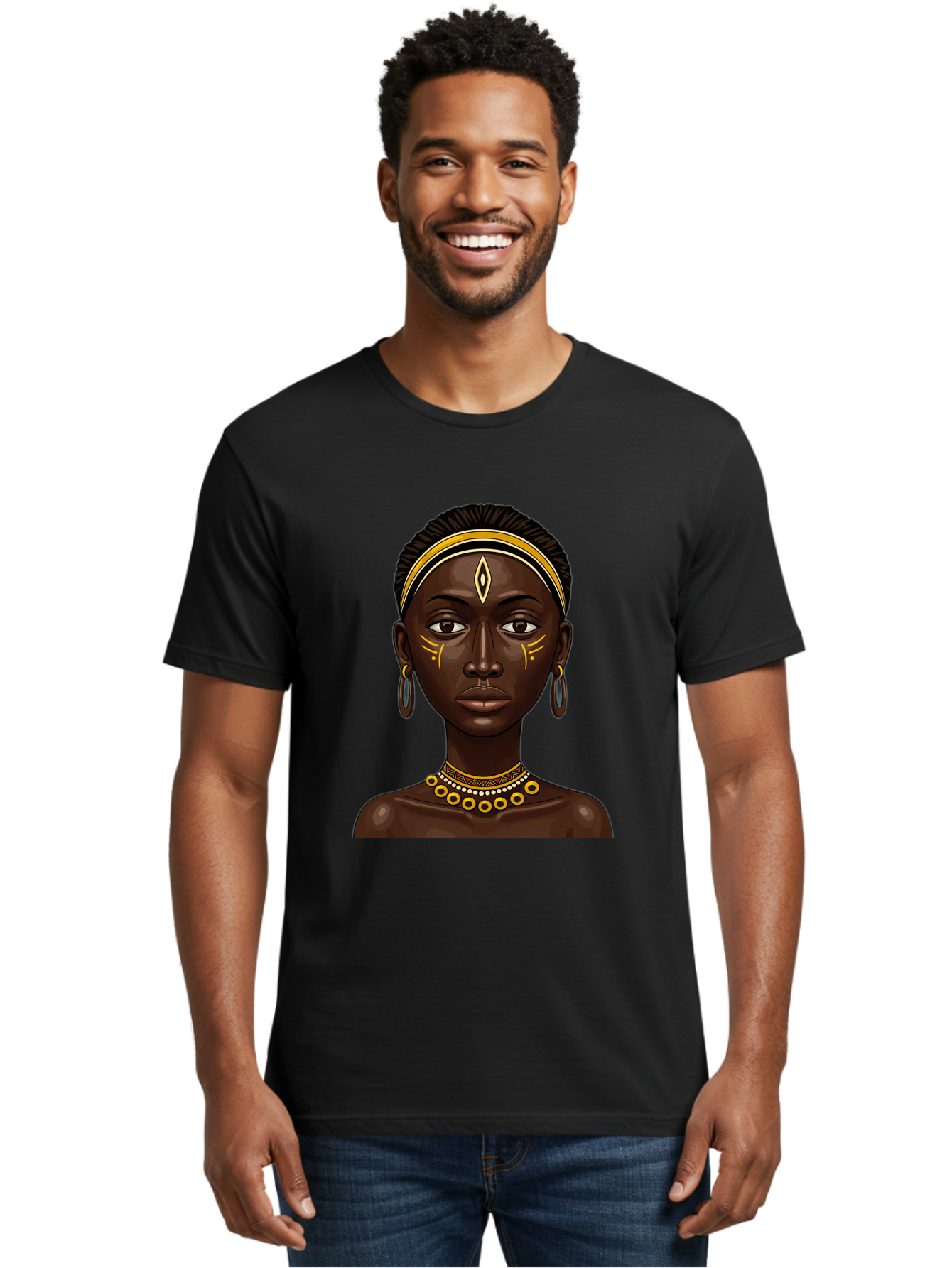 African-Queen-1 Men'S Graphic Tee, 100% Cotton, Comfortable Casual Summer Wear, Machine Washable, Vintage Camera, Old Camera, Antique Camera, Black Camera, Classic Photography, Photography Equipment, Nostalgic Device, Film Camera, Camera Art Bal662 27