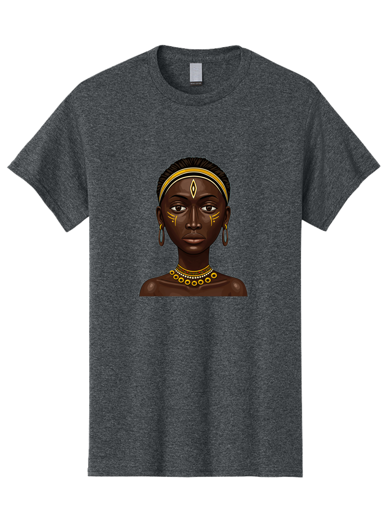 African-Queen-1 Men'S Graphic Tee, 100% Cotton, Comfortable Casual Summer Wear, Machine Washable, Vintage Camera, Old Camera, Antique Camera, Black Camera, Classic Photography, Photography Equipment, Nostalgic Device, Film Camera, Camera Art Bal662 3