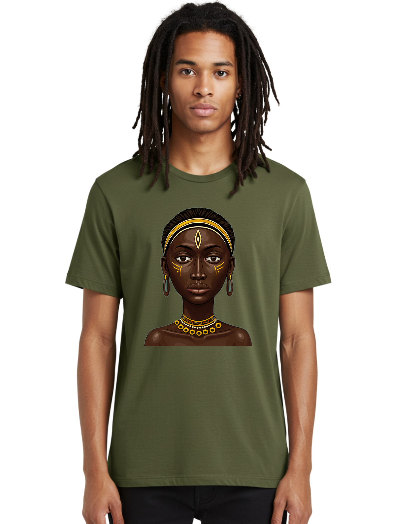 African-Queen-1 Men'S Graphic Tee, 100% Cotton, Comfortable Casual Summer Wear, Machine Washable, Vintage Camera, Old Camera, Antique Camera, Black Camera, Classic Photography, Photography Equipment, Nostalgic Device, Film Camera, Camera Art Bal662 16