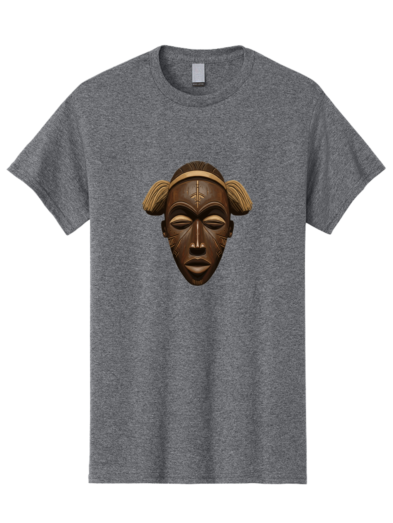 African-Tribal-Mask Men'S Graphic Tee, 100% Cotton, Comfortable Casual Summer Wear, Machine Washable, Vintage Camera, Old Camera, Antique Camera, Black Camera, Classic Photography, Photography Equipment, Nostalgic Device, Film Camera, Bal664 13