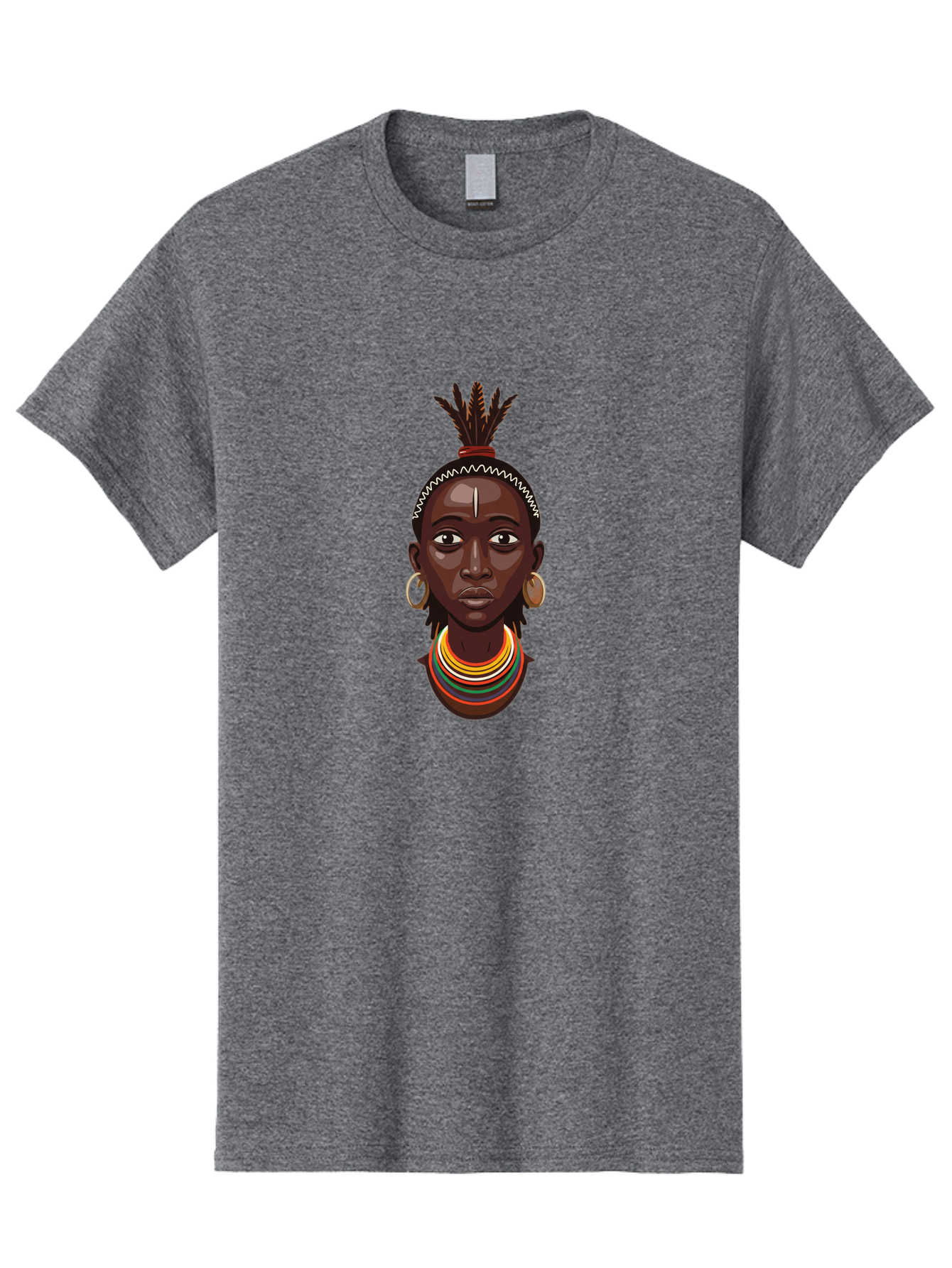 African-Woman-Portrait Men'S Graphic Tee, 100% Cotton, Comfortable Casual Summer Wear, Machine Washable, Vintage Camera, Old Camera, Antique Camera, Black Camera, Classic Photography, Photography Equipment, Nostalgic Device, Film Camera, Bal667 3