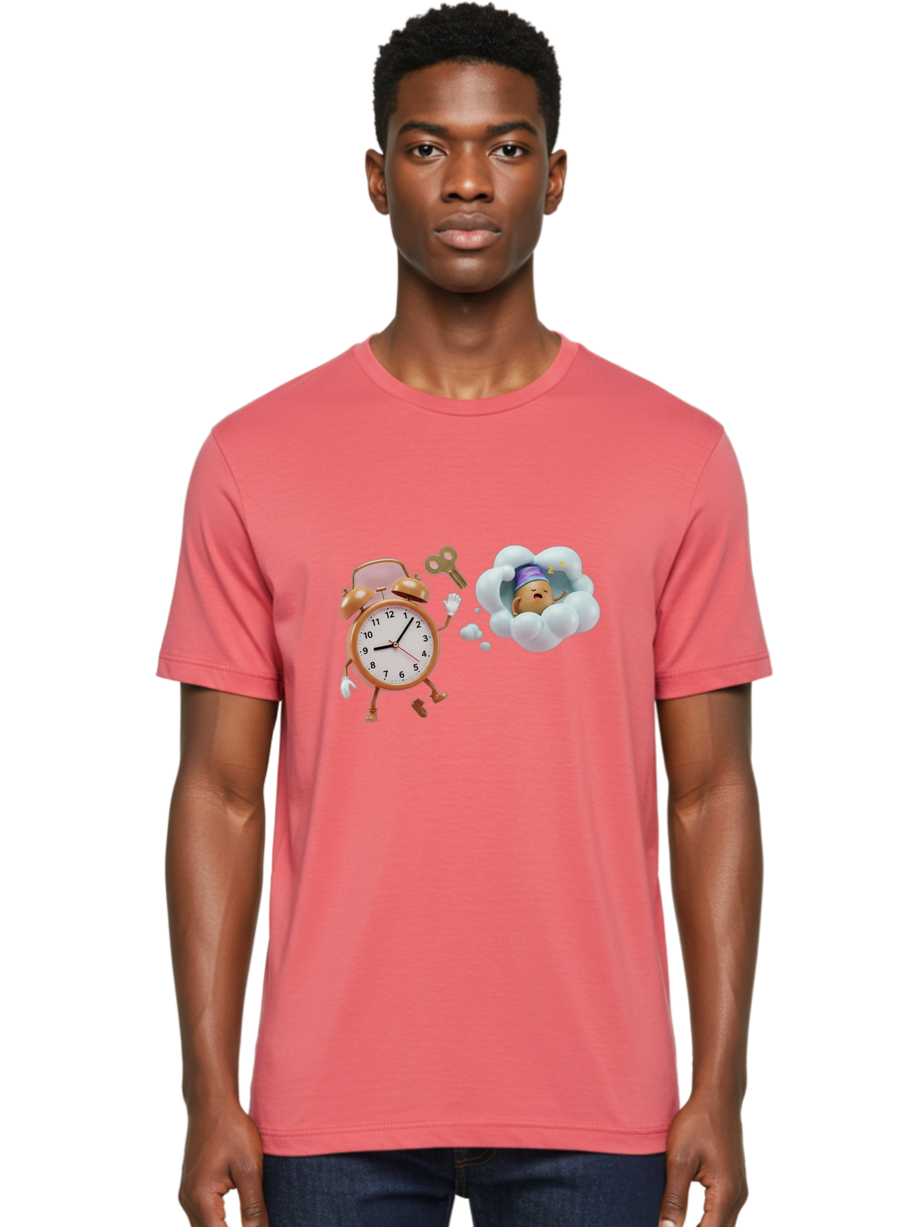 Alarm-Clock-And-Sleep-Cloud Men'S Graphic Tee, 100% Cotton, Comfortable Casual Summer Wear, Machine Washable, Vintage Camera, Old Camera, Antique Camera, Black Camera, Classic Photography, Photography Equipment, Nostalgic Device, Film Camera, Bal672 26