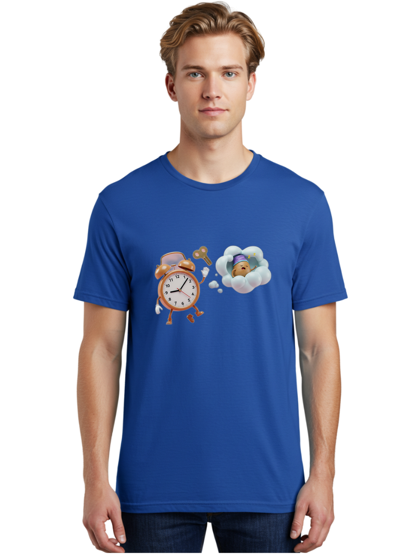 Alarm-Clock-And-Sleep-Cloud Men'S Graphic Tee, 100% Cotton, Comfortable Casual Summer Wear, Machine Washable, Vintage Camera, Old Camera, Antique Camera, Black Camera, Classic Photography, Photography Equipment, Nostalgic Device, Film Camera, Bal672 28