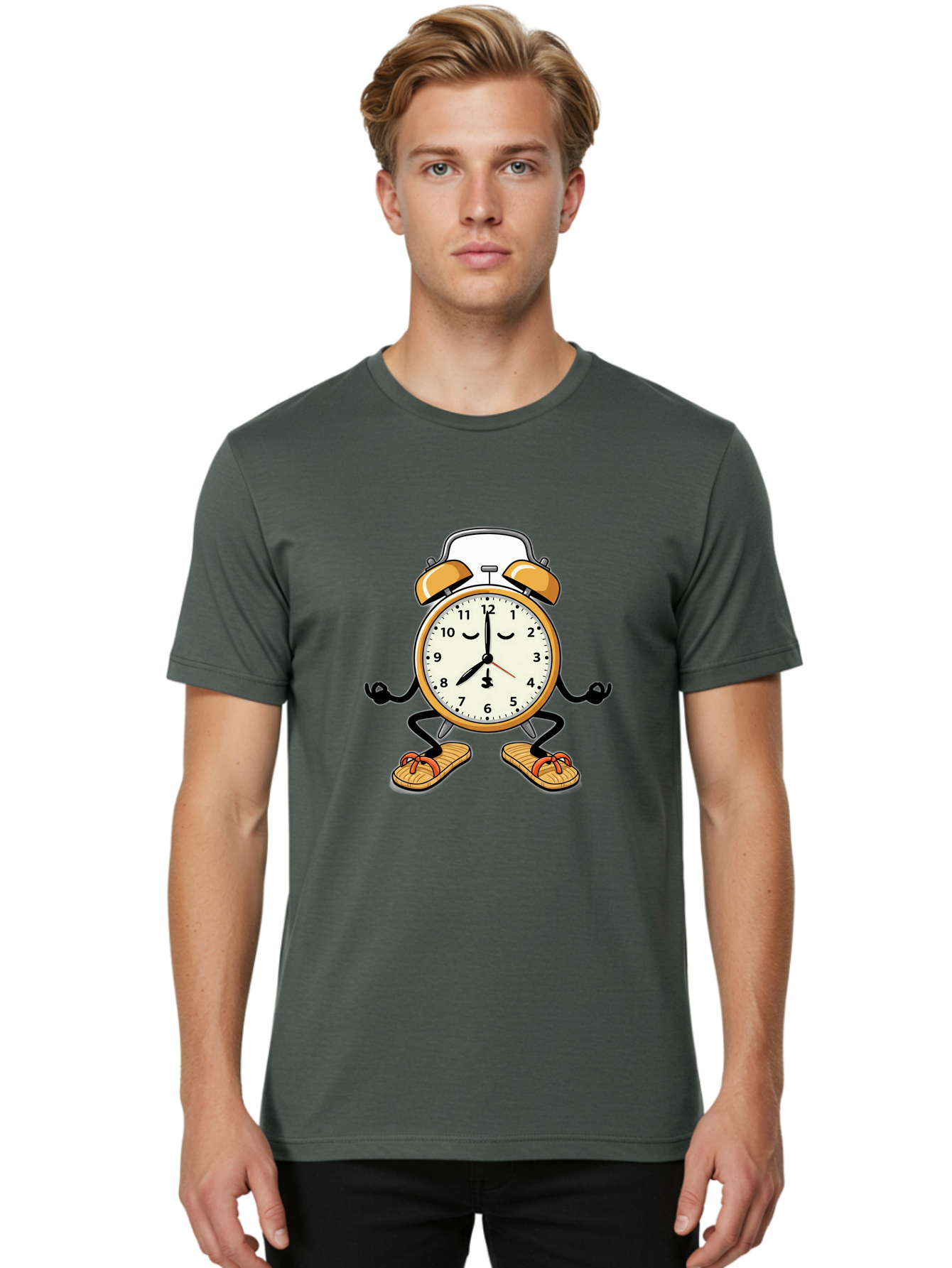 Alarm-Clock-Character Men'S Graphic Tee, 100% Cotton, Comfortable Casual Summer Wear, Machine Washable, Vintage Camera, Old Camera, Antique Camera, Black Camera, Classic Photography, Photography Equipment, Nostalgic Device, Film Camera, Bal673 26