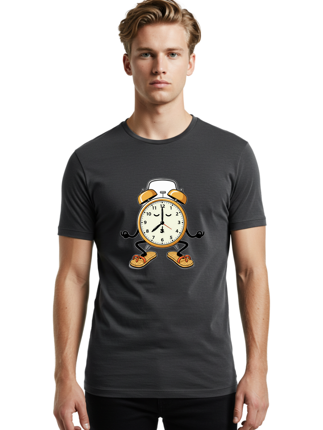 Alarm-Clock-Character Men'S Graphic Tee, 100% Cotton, Comfortable Casual Summer Wear, Machine Washable, Vintage Camera, Old Camera, Antique Camera, Black Camera, Classic Photography, Photography Equipment, Nostalgic Device, Film Camera, Bal673 27