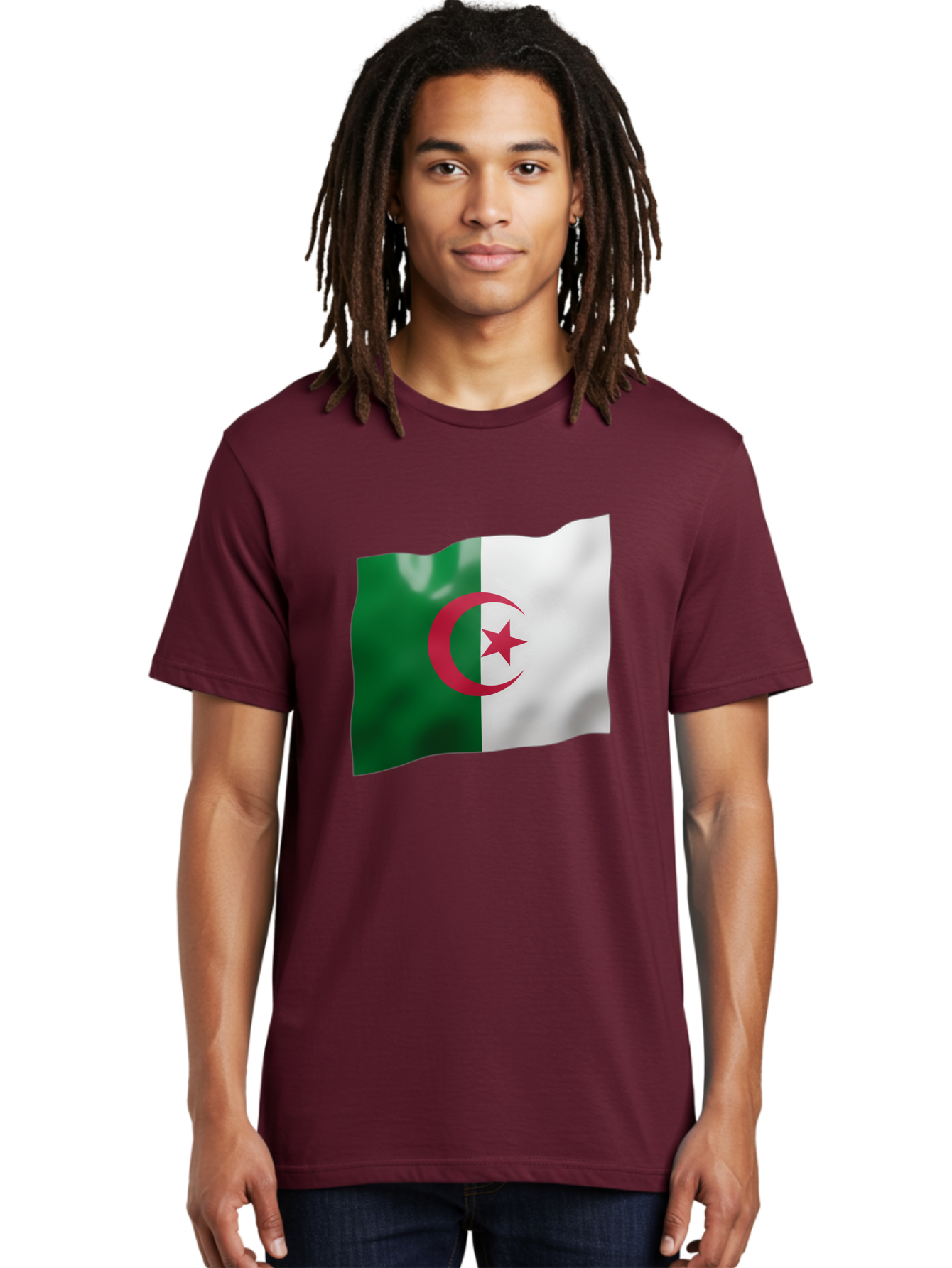 Algeria-Flag Men'S Graphic Tee, 100% Cotton, Comfortable Casual Summer Wear, Machine Washable, Vintage Camera, Old Camera, Antique Camera, Black Camera, Classic Photography, Photography Equipment, Nostalgic Device, Film Camera, Camera Art Bal680 16