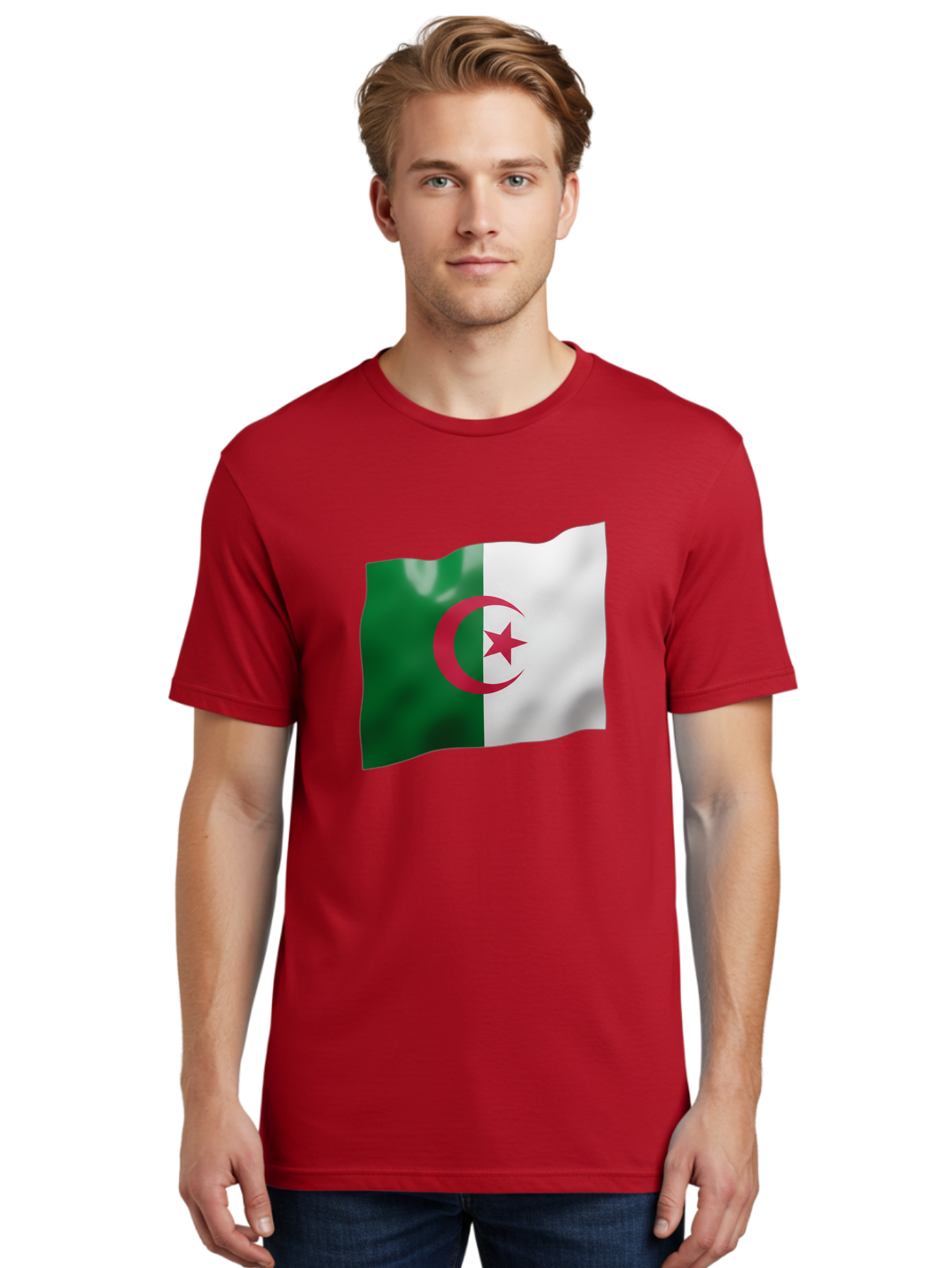 Algeria-Flag Men'S Graphic Tee, 100% Cotton, Comfortable Casual Summer Wear, Machine Washable, Vintage Camera, Old Camera, Antique Camera, Black Camera, Classic Photography, Photography Equipment, Nostalgic Device, Film Camera, Camera Art Bal680 24