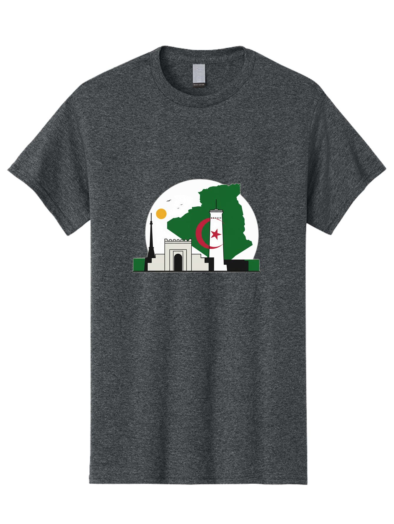 Algeria Men'S Graphic Tee, 100% Cotton, Comfortable Casual Summer Wear, Machine Washable, Vintage Camera, Old Camera, Antique Camera, Black Camera, Classic Photography, Photography Equipment, Nostalgic Device, Film Camera, Camera Art Bal682 2