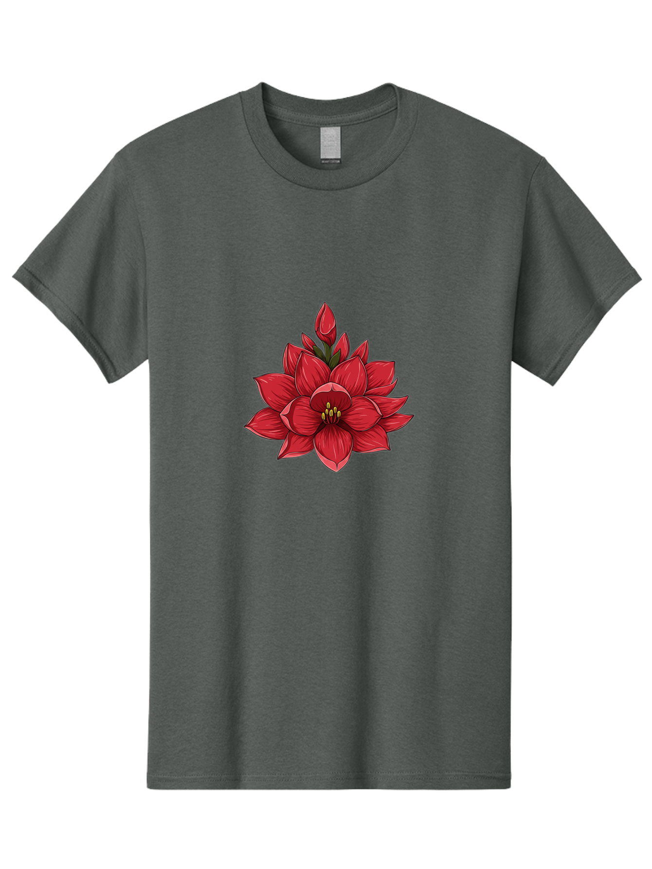 Amaryllis-Flower Men'S Graphic Tee, 100% Cotton, Comfortable Casual Summer Wear, Machine Washable, Vintage Camera, Old Camera, Antique Camera, Black Camera, Classic Photography, Photography Equipment, Nostalgic Device, Film Camera, Camera Art Bal689 3
