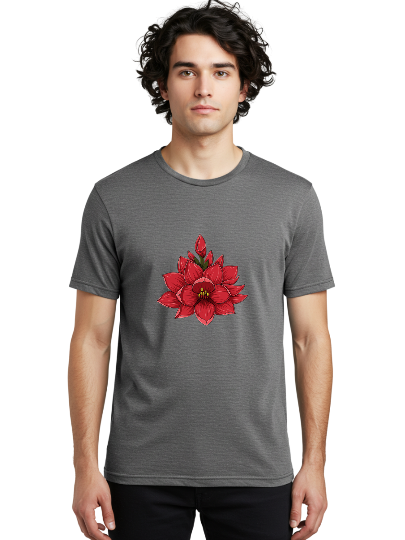Amaryllis-Flower Men'S Graphic Tee, 100% Cotton, Comfortable Casual Summer Wear, Machine Washable, Vintage Camera, Old Camera, Antique Camera, Black Camera, Classic Photography, Photography Equipment, Nostalgic Device, Film Camera, Camera Art Bal689 20