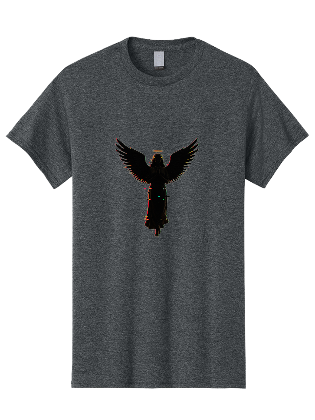 Angel-Silhouette Men'S Graphic Tee, 100% Cotton, Comfortable Casual Summer Wear, Machine Washable, Vintage Camera, Old Camera, Antique Camera, Black Camera, Classic Photography, Photography Equipment, Nostalgic Device, Film Camera, Camera Art Bal692 12