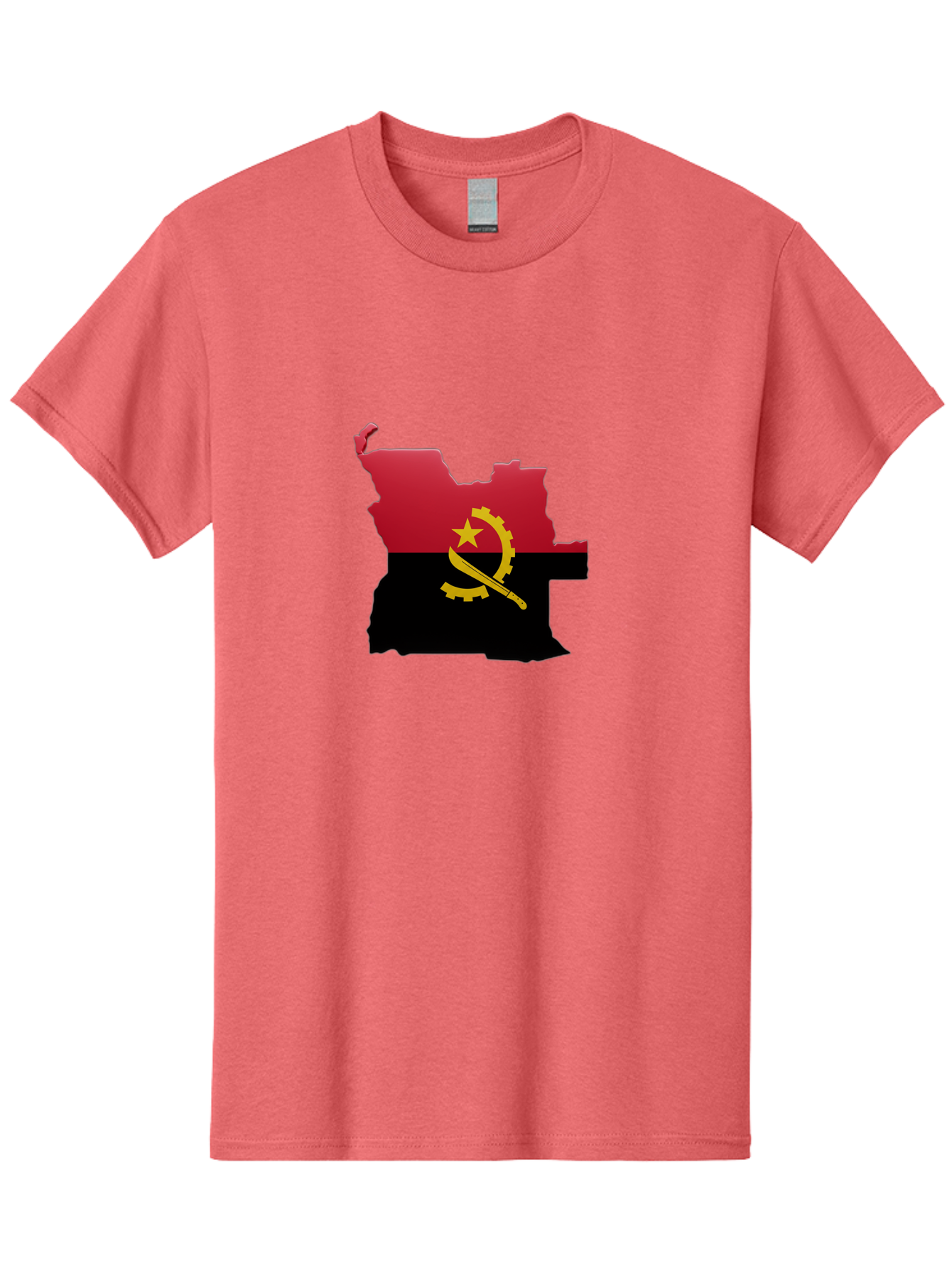 Angola-Map-Flag Men'S Graphic Tee, 100% Cotton, Comfortable Casual Summer Wear, Machine Washable, Vintage Camera, Old Camera, Antique Camera, Black Camera, Classic Photography, Photography Equipment, Nostalgic Device, Film Camera, Camera Art Bal695 7