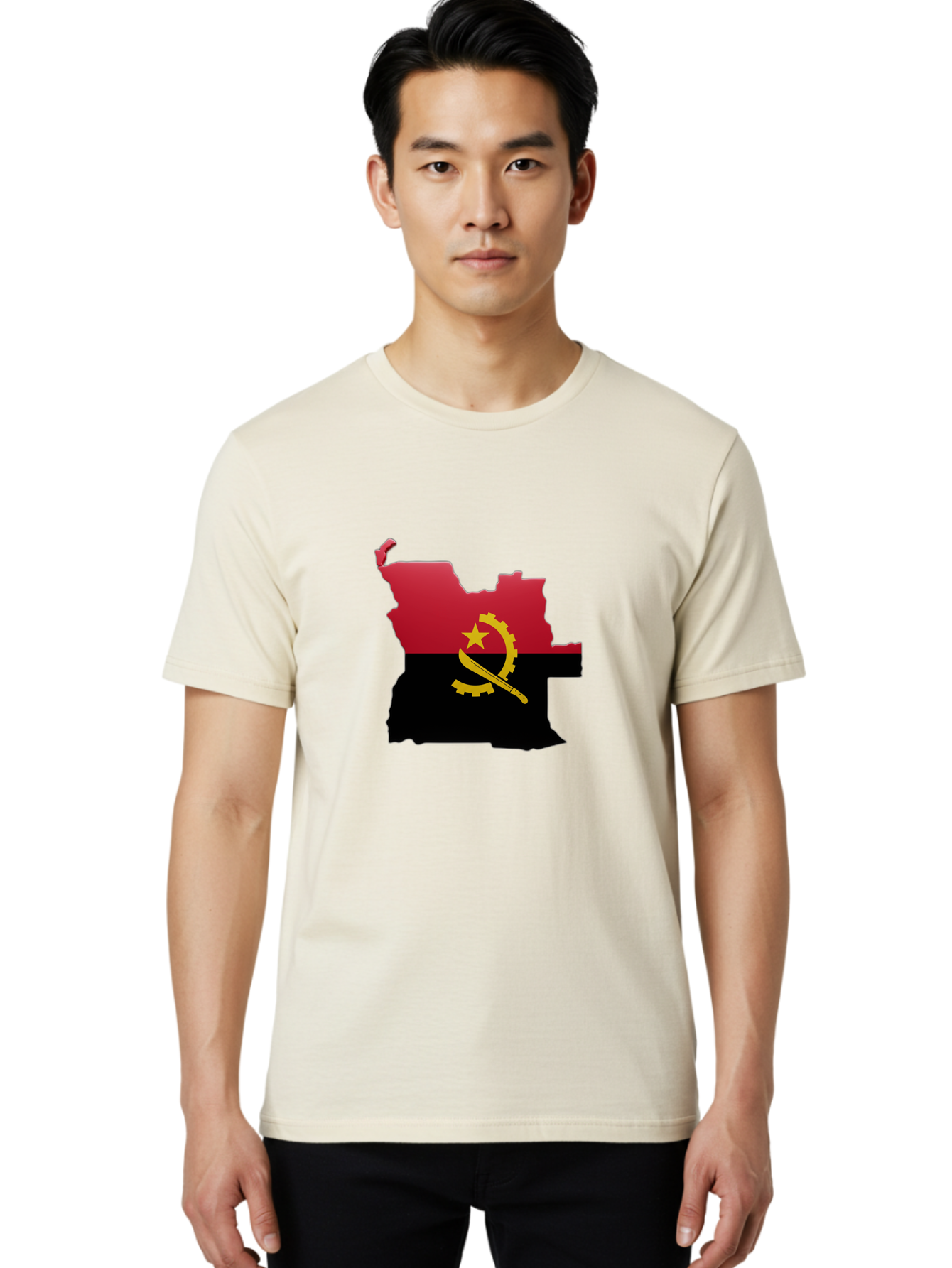 Angola-Map-Flag Men'S Graphic Tee, 100% Cotton, Comfortable Casual Summer Wear, Machine Washable, Vintage Camera, Old Camera, Antique Camera, Black Camera, Classic Photography, Photography Equipment, Nostalgic Device, Film Camera, Camera Art Bal695 29