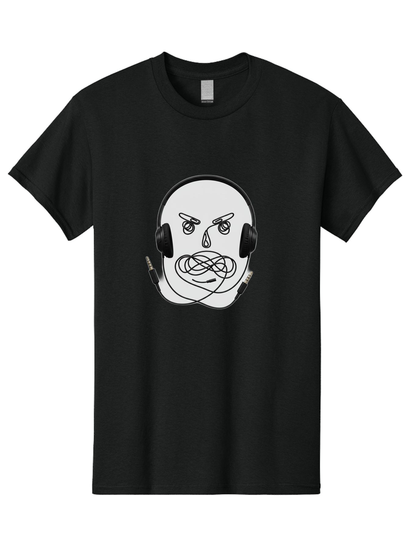 Angry-Headphones-User Men'S Graphic Tee, 100% Cotton, Comfortable Casual Summer Wear, Machine Washable, Vintage Camera, Old Camera, Antique Camera, Black Camera, Classic Photography, Photography Equipment, Nostalgic Device, Film Camera, Bal700 15