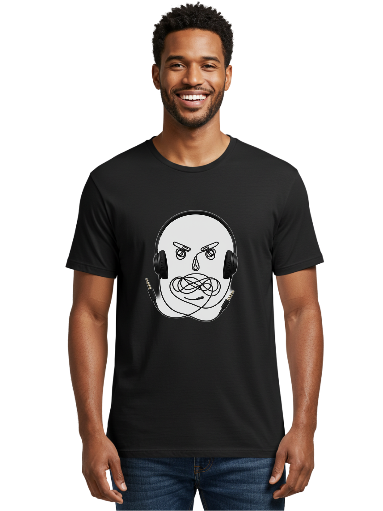 Angry-Headphones-User Men'S Graphic Tee, 100% Cotton, Comfortable Casual Summer Wear, Machine Washable, Vintage Camera, Old Camera, Antique Camera, Black Camera, Classic Photography, Photography Equipment, Nostalgic Device, Film Camera, Bal700 30