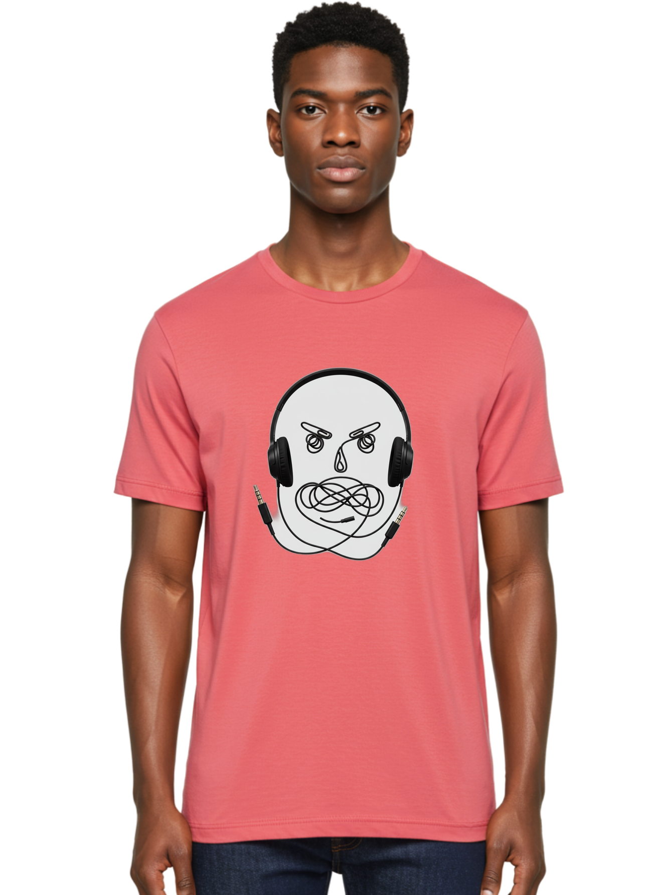 Angry-Headphones-User Men'S Graphic Tee, 100% Cotton, Comfortable Casual Summer Wear, Machine Washable, Vintage Camera, Old Camera, Antique Camera, Black Camera, Classic Photography, Photography Equipment, Nostalgic Device, Film Camera, Bal700 16