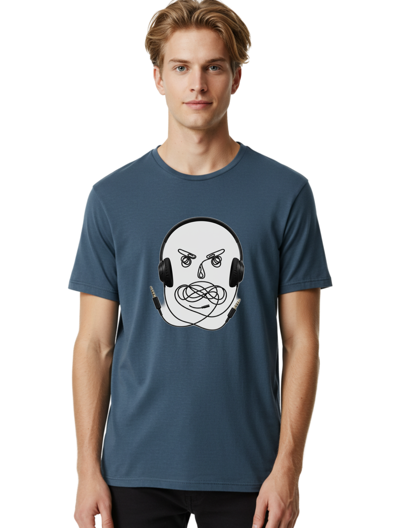 Angry-Headphones-User Men'S Graphic Tee, 100% Cotton, Comfortable Casual Summer Wear, Machine Washable, Vintage Camera, Old Camera, Antique Camera, Black Camera, Classic Photography, Photography Equipment, Nostalgic Device, Film Camera, Bal700 18