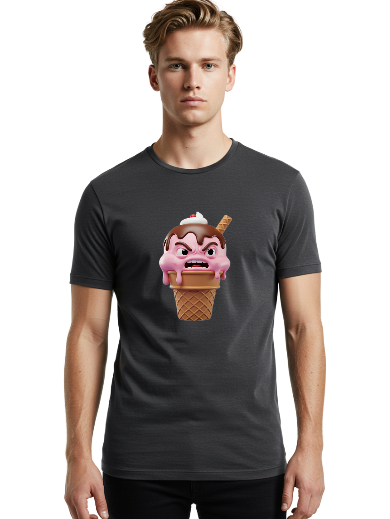 Angry-Ice-Cream Men'S Graphic Tee, 100% Cotton, Comfortable Casual Summer Wear, Machine Washable, Vintage Camera, Old Camera, Antique Camera, Black Camera, Classic Photography, Photography Equipment, Nostalgic Device, Film Camera, Camera Art Bal701 18