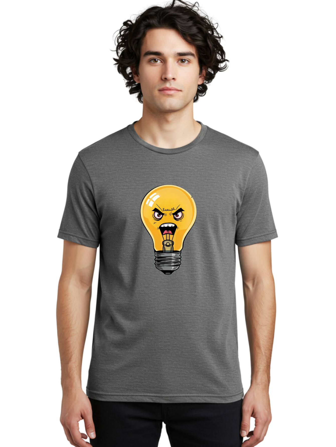 Angry-Light-Bulb-1 Men'S Graphic Tee, 100% Cotton, Comfortable Casual Summer Wear, Machine Washable, Vintage Camera, Old Camera, Antique Camera, Black Camera, Classic Photography, Photography Equipment, Nostalgic Device, Film Camera, Bal702 21