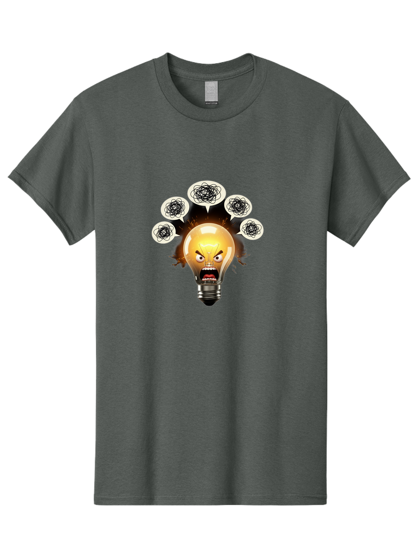 Angry-Light-Bulb Men'S Graphic Tee, 100% Cotton, Comfortable Casual Summer Wear, Machine Washable, Vintage Camera, Old Camera, Antique Camera, Black Camera, Classic Photography, Photography Equipment, Nostalgic Device, Film Camera, Camera Art Bal703 3