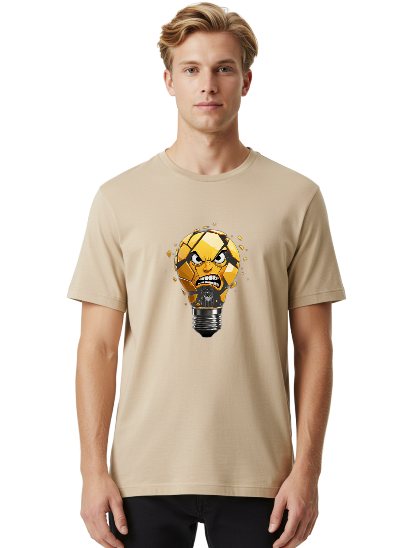 Angry-Lightbulb Men'S Graphic Tee, 100% Cotton, Comfortable Casual Summer Wear, Machine Washable, Vintage Camera, Old Camera, Antique Camera, Black Camera, Classic Photography, Photography Equipment, Nostalgic Device, Film Camera, Camera Art Bal704 19