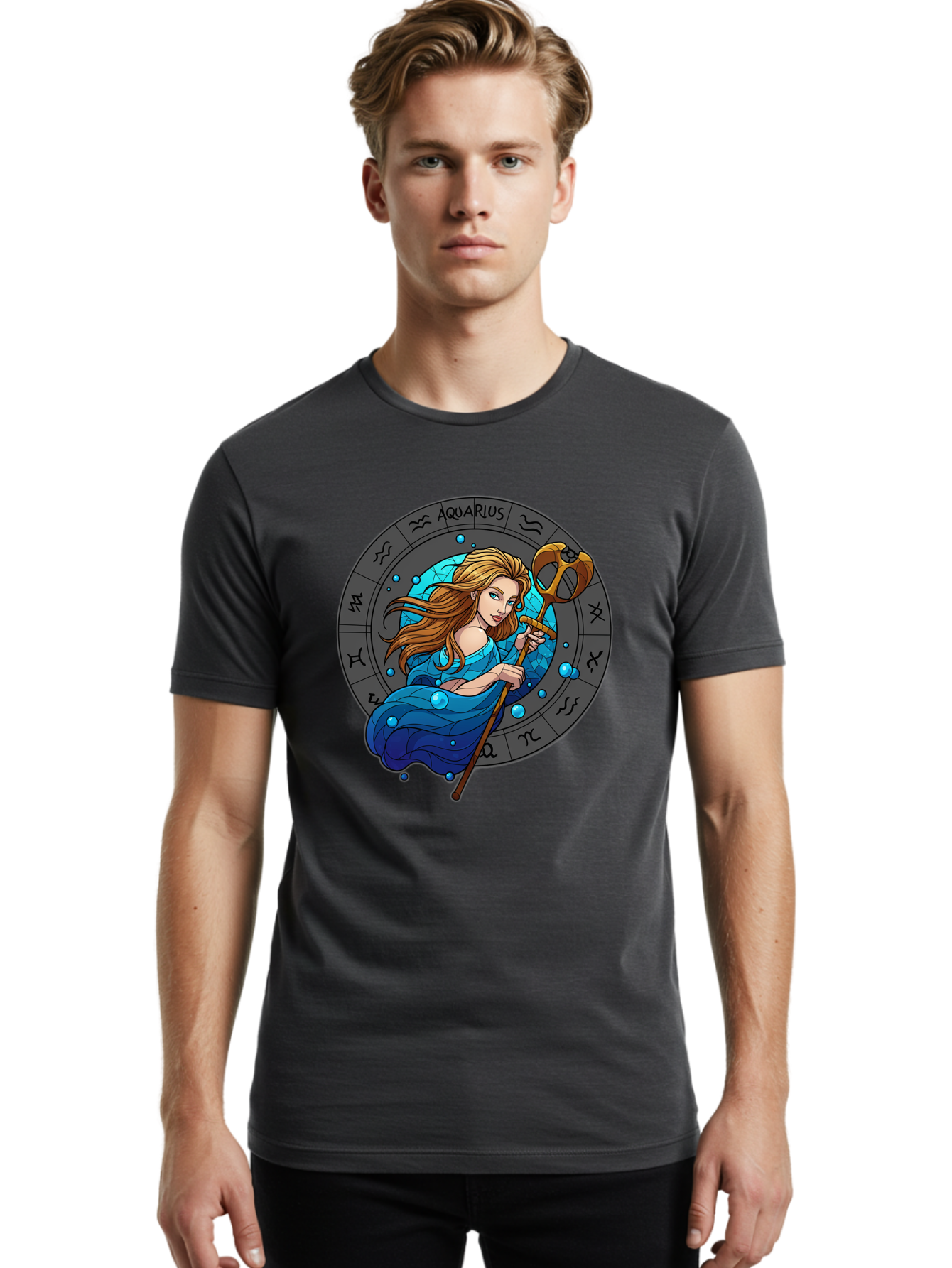 Aquarius Men'S Graphic Tee, 100% Cotton, Comfortable Casual Summer Wear, Machine Washable, Vintage Camera, Old Camera, Antique Camera, Black Camera, Classic Photography, Photography Equipment, Nostalgic Device, Film Camera, Camera Art Bal711 17
