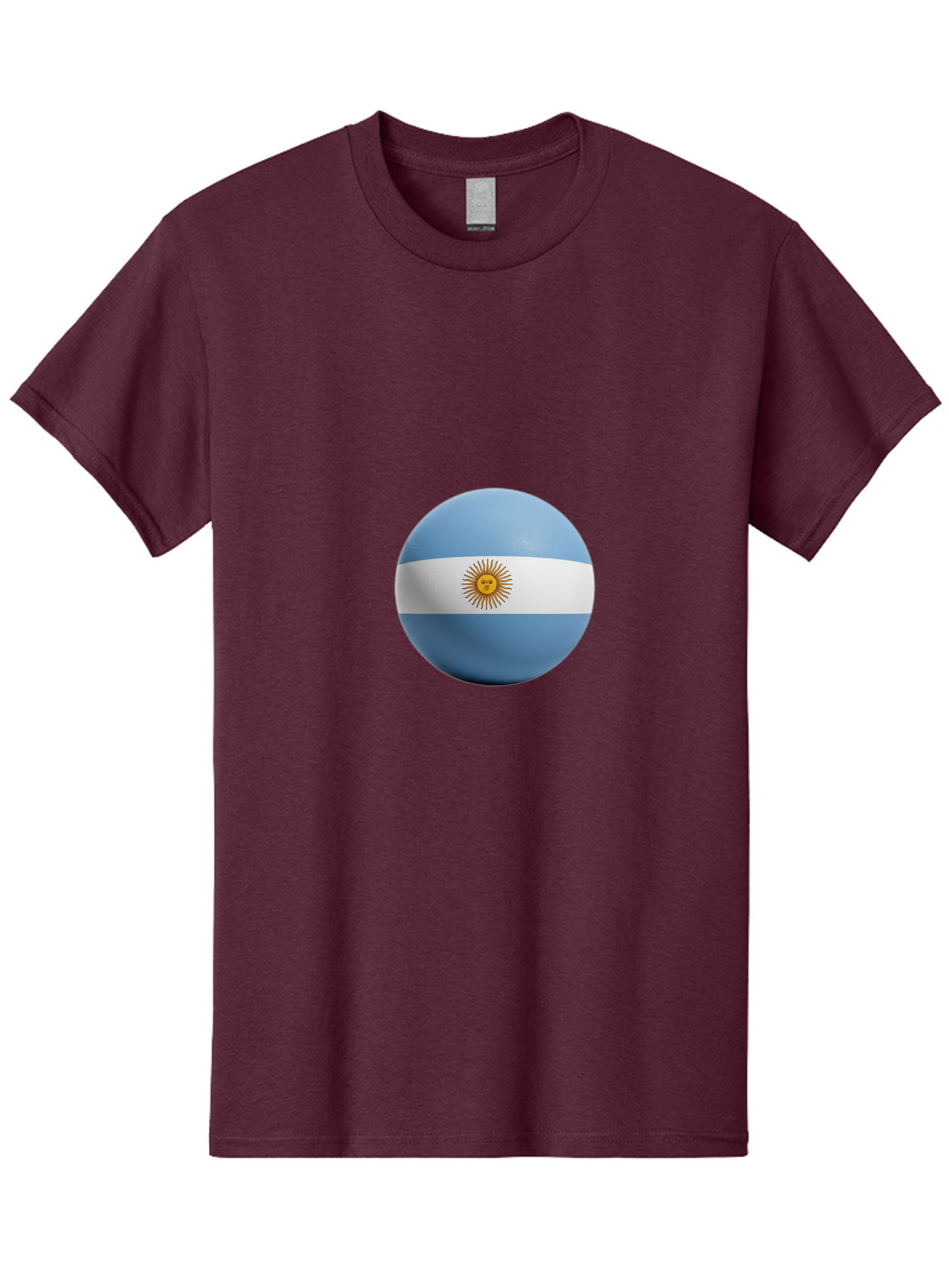 Argentina-Flag-Sphere Men'S Graphic Tee, 100% Cotton, Comfortable Casual Summer Wear, Machine Washable, Vintage Camera, Old Camera, Antique Camera, Black Camera, Classic Photography, Photography Equipment, Nostalgic Device, Film Camera, Bal713 6