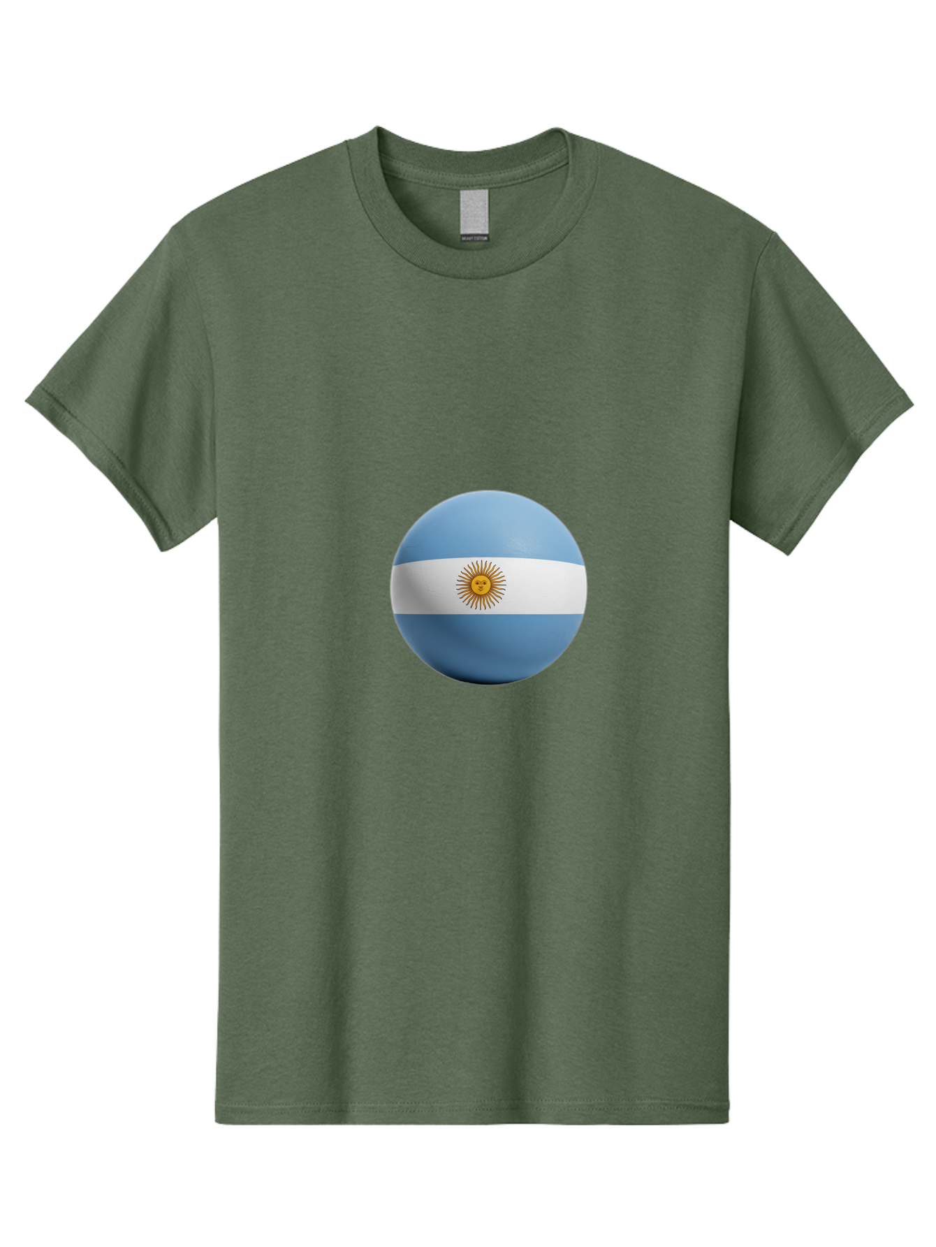Argentina-Flag-Sphere Men'S Graphic Tee, 100% Cotton, Comfortable Casual Summer Wear, Machine Washable, Vintage Camera, Old Camera, Antique Camera, Black Camera, Classic Photography, Photography Equipment, Nostalgic Device, Film Camera, Bal713 10