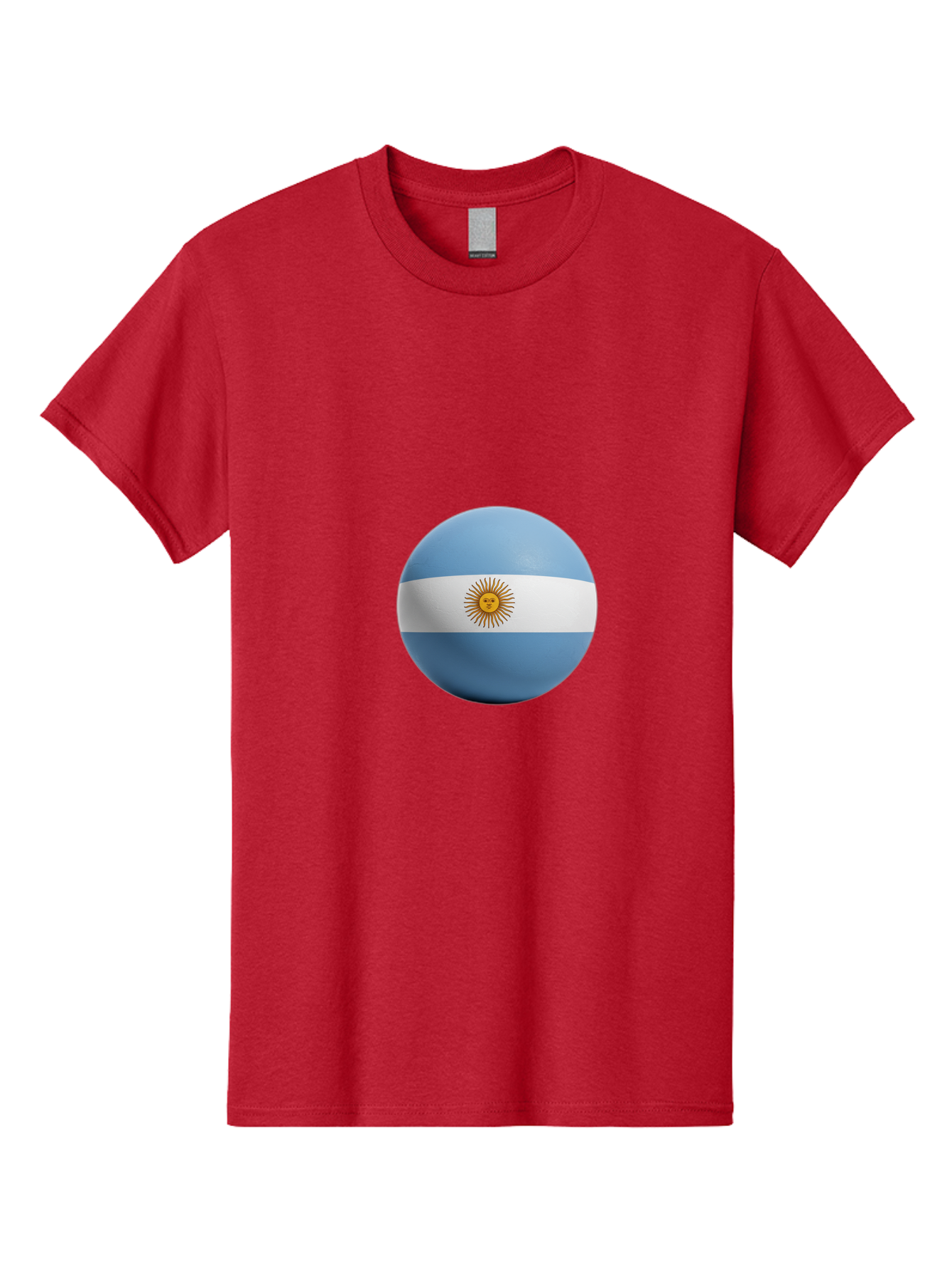 Argentina-Flag-Sphere Men'S Graphic Tee, 100% Cotton, Comfortable Casual Summer Wear, Machine Washable, Vintage Camera, Old Camera, Antique Camera, Black Camera, Classic Photography, Photography Equipment, Nostalgic Device, Film Camera, Bal713 4
