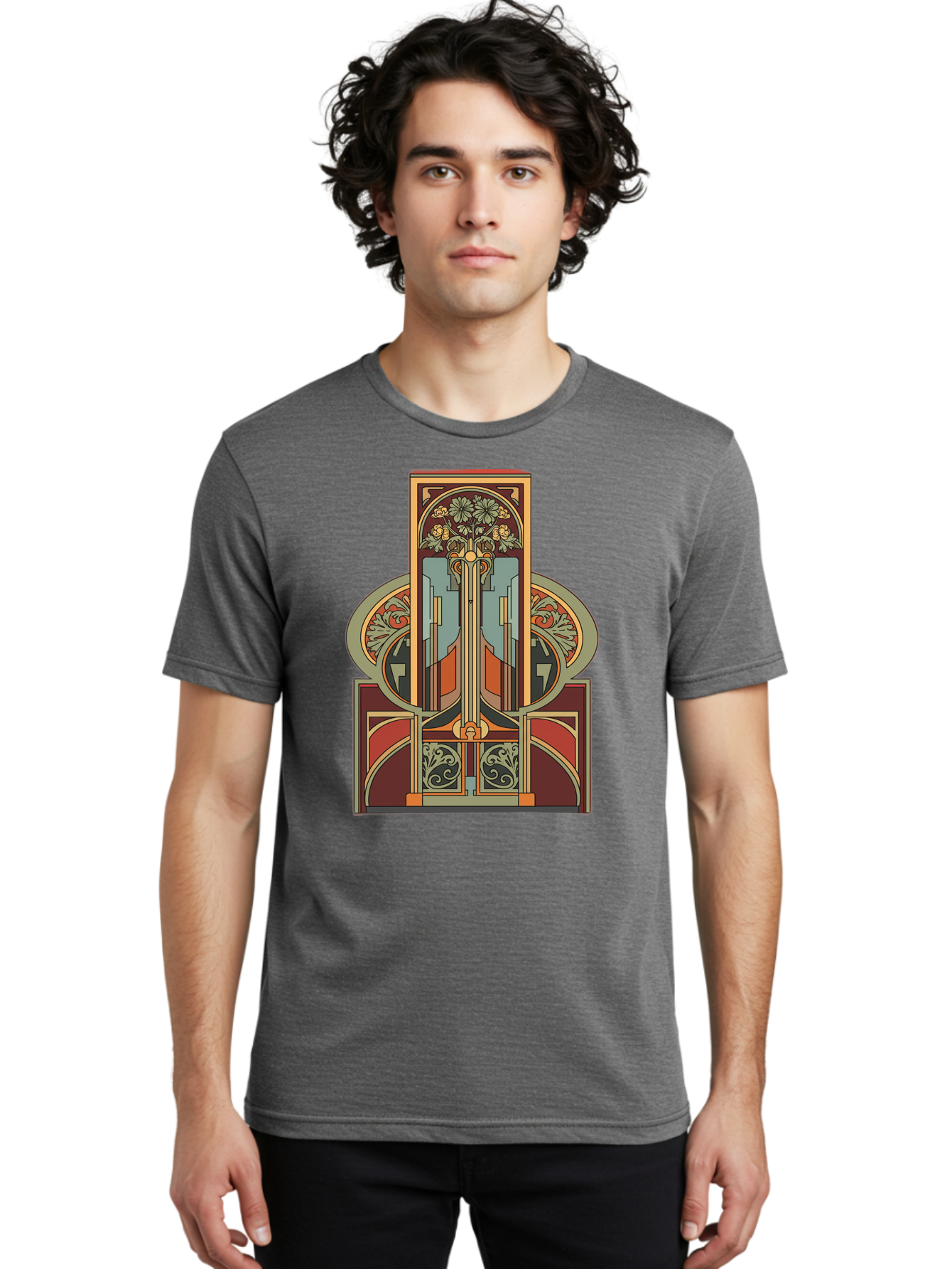 Art-Nouveau-Design Men'S Graphic Tee, 100% Cotton, Comfortable Casual Summer Wear, Machine Washable, Vintage Camera, Old Camera, Antique Camera, Black Camera, Classic Photography, Photography Equipment, Nostalgic Device, Film Camera, Bal722 27