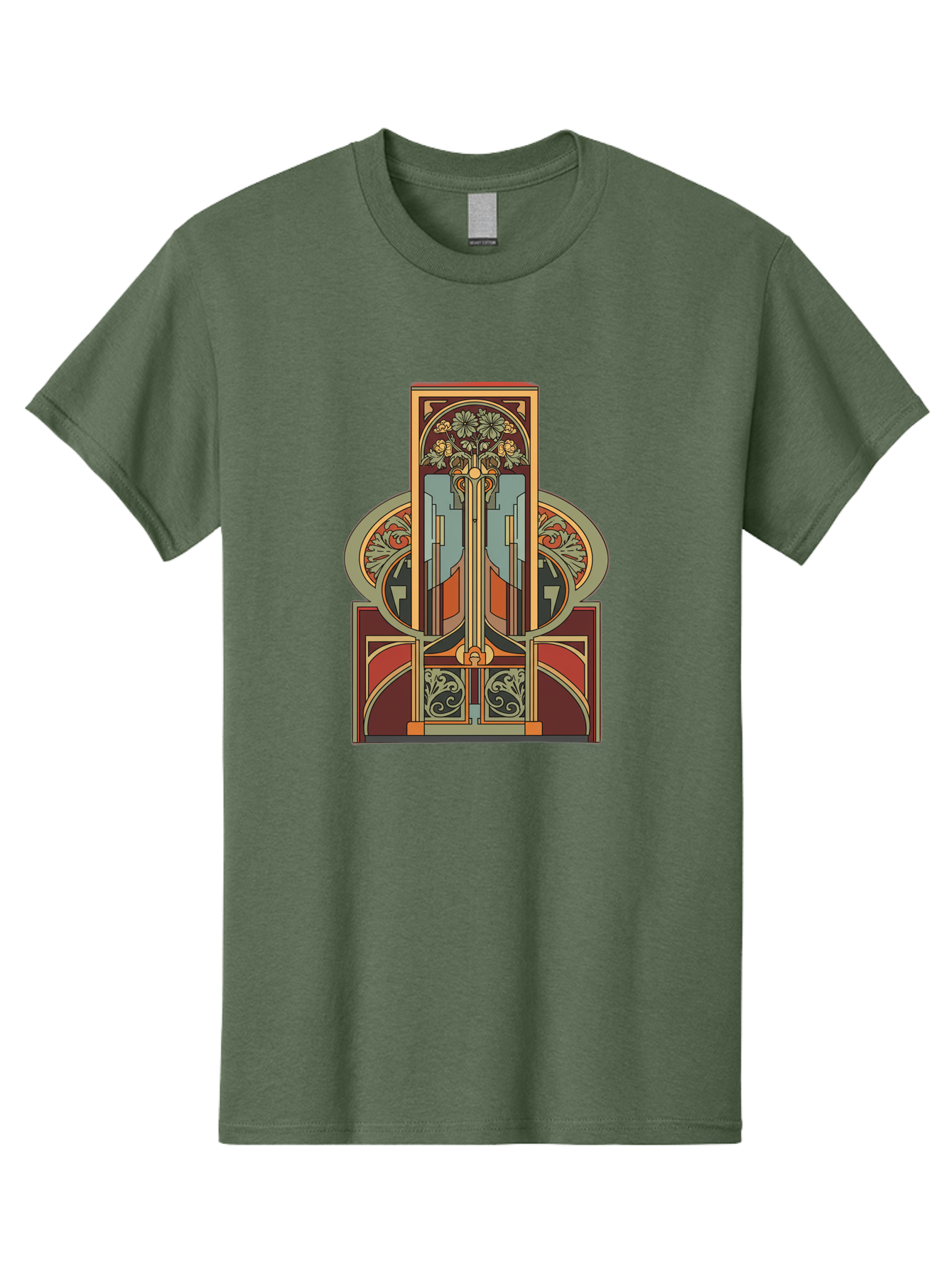 Art-Nouveau-Design Men'S Graphic Tee, 100% Cotton, Comfortable Casual Summer Wear, Machine Washable, Vintage Camera, Old Camera, Antique Camera, Black Camera, Classic Photography, Photography Equipment, Nostalgic Device, Film Camera, Bal722 8