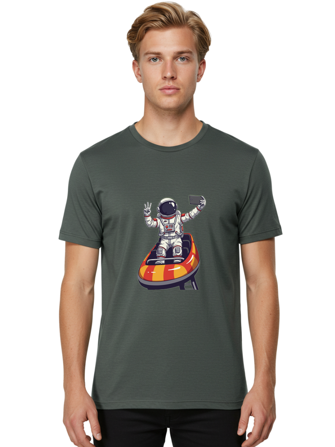 Astronaut-On-Jet-Ski Men'S Graphic Tee, 100% Cotton, Comfortable Casual Summer Wear, Machine Washable, Vintage Camera, Old Camera, Antique Camera, Black Camera, Classic Photography, Photography Equipment, Nostalgic Device, Film Camera, Bal729 24