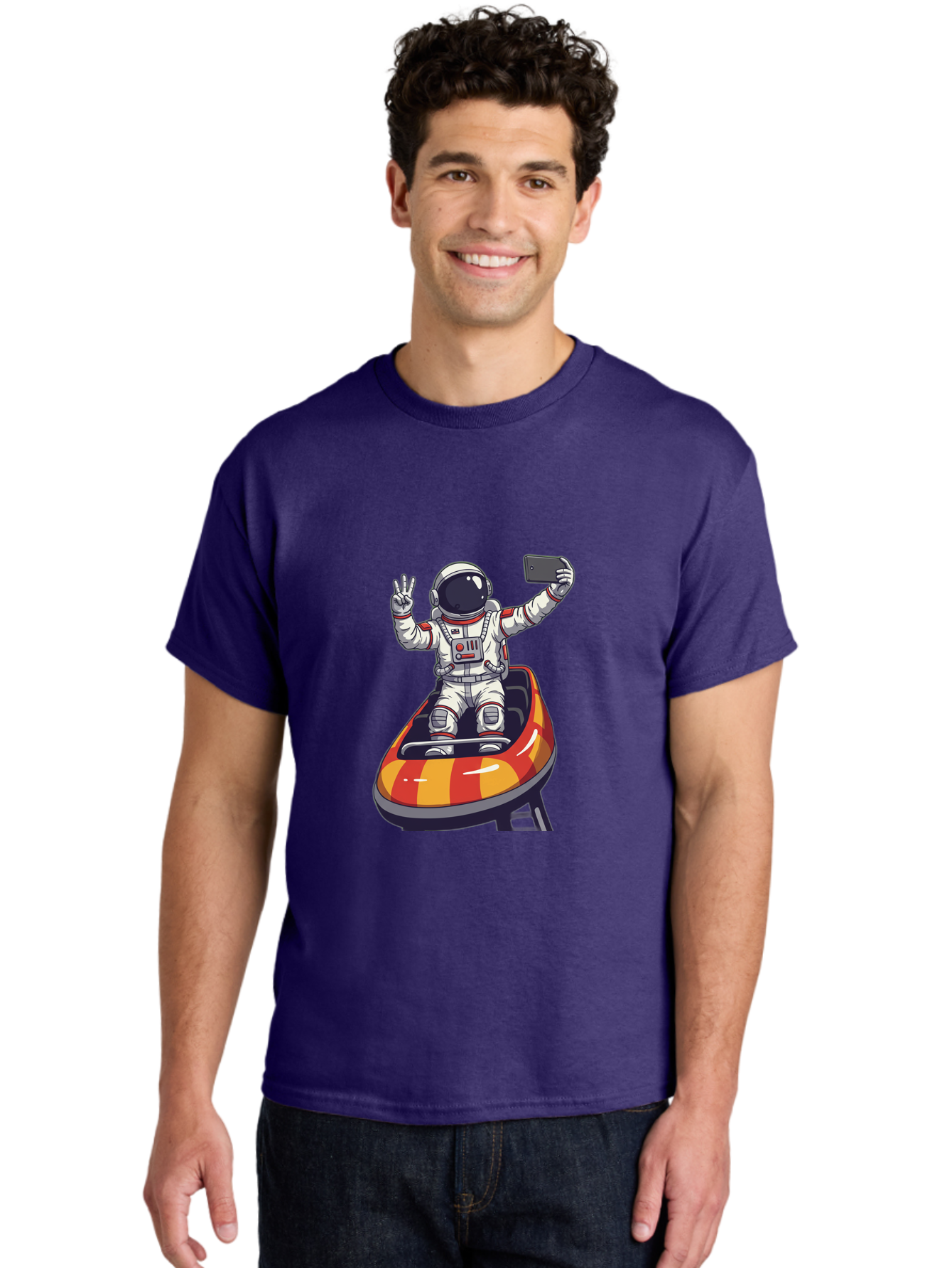 Astronaut-On-Jet-Ski Men'S Graphic Tee, 100% Cotton, Comfortable Casual Summer Wear, Machine Washable, Vintage Camera, Old Camera, Antique Camera, Black Camera, Classic Photography, Photography Equipment, Nostalgic Device, Film Camera, Bal729 17