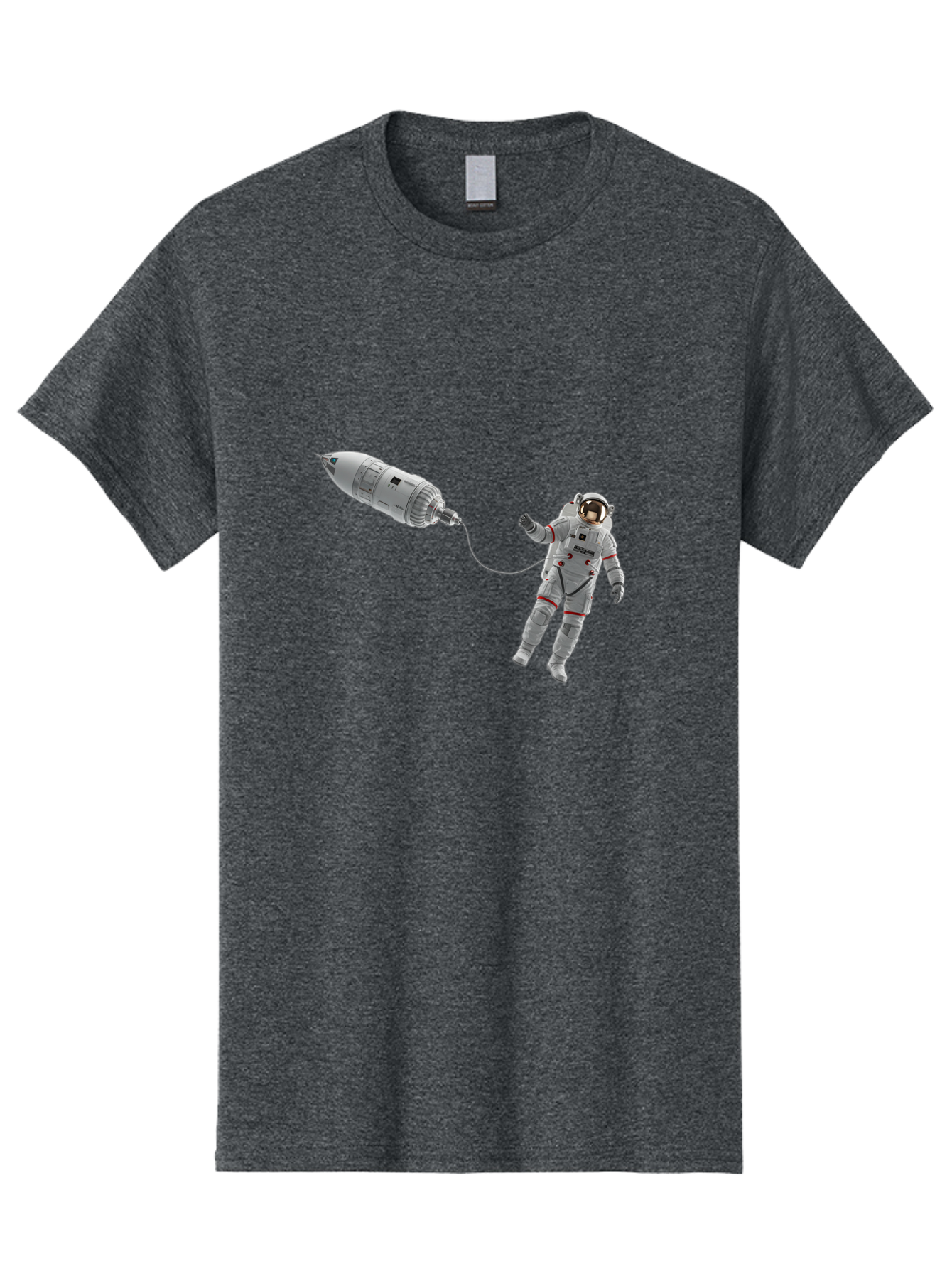 Astronaut-Tethered-To-Spacecraft Men'S Graphic Tee, 100% Cotton, Comfortable Casual Summer Wear, Machine Washable, Vintage Camera, Old Camera, Antique Camera, Black Camera, Classic Photography, Photography Equipment, Nostalgic Device, Bal730 15