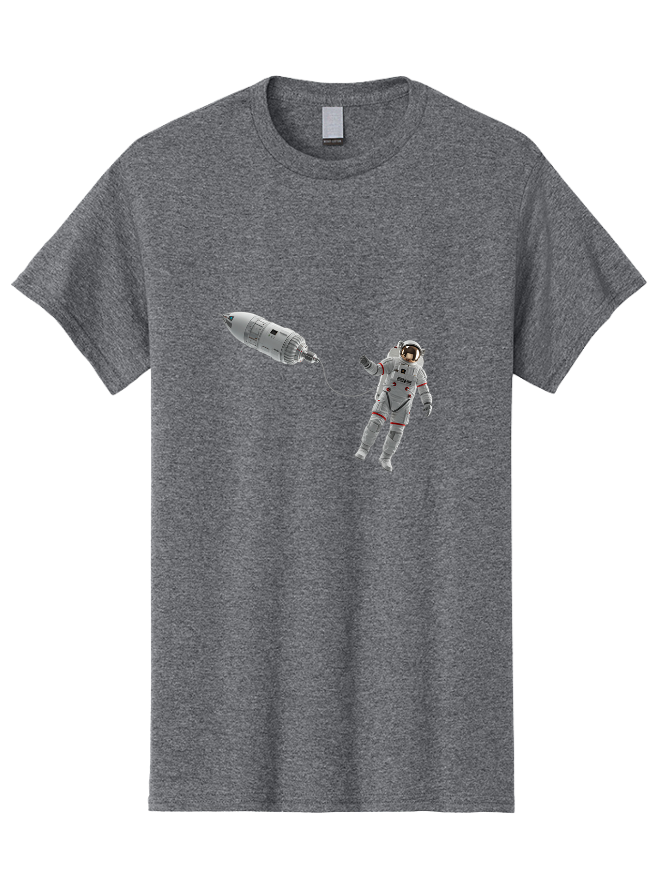 Astronaut-Tethered-To-Spacecraft Men'S Graphic Tee, 100% Cotton, Comfortable Casual Summer Wear, Machine Washable, Vintage Camera, Old Camera, Antique Camera, Black Camera, Classic Photography, Photography Equipment, Nostalgic Device, Bal730 7