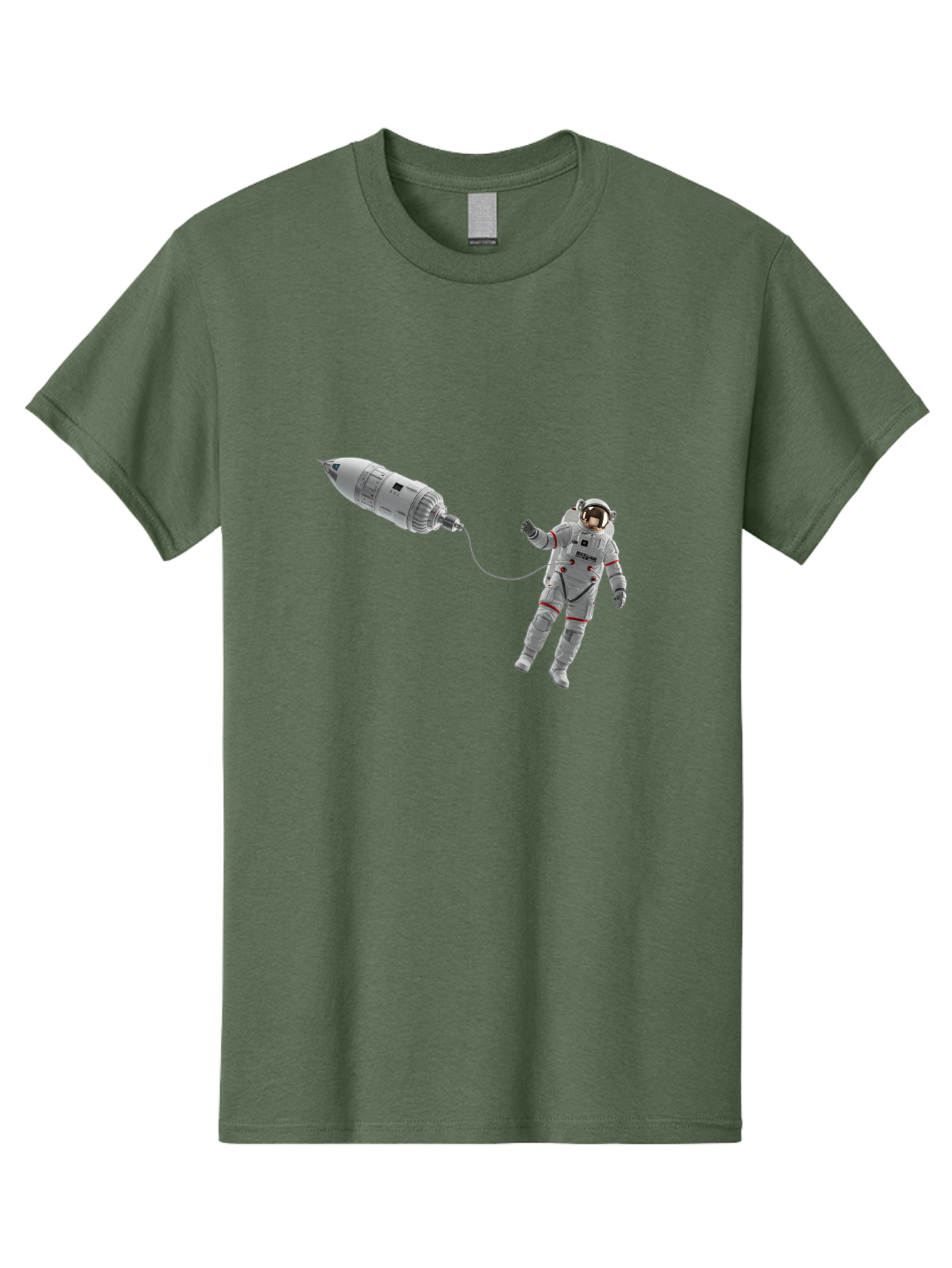 Astronaut-Tethered-To-Spacecraft Men'S Graphic Tee, 100% Cotton, Comfortable Casual Summer Wear, Machine Washable, Vintage Camera, Old Camera, Antique Camera, Black Camera, Classic Photography, Photography Equipment, Nostalgic Device, Bal730 3