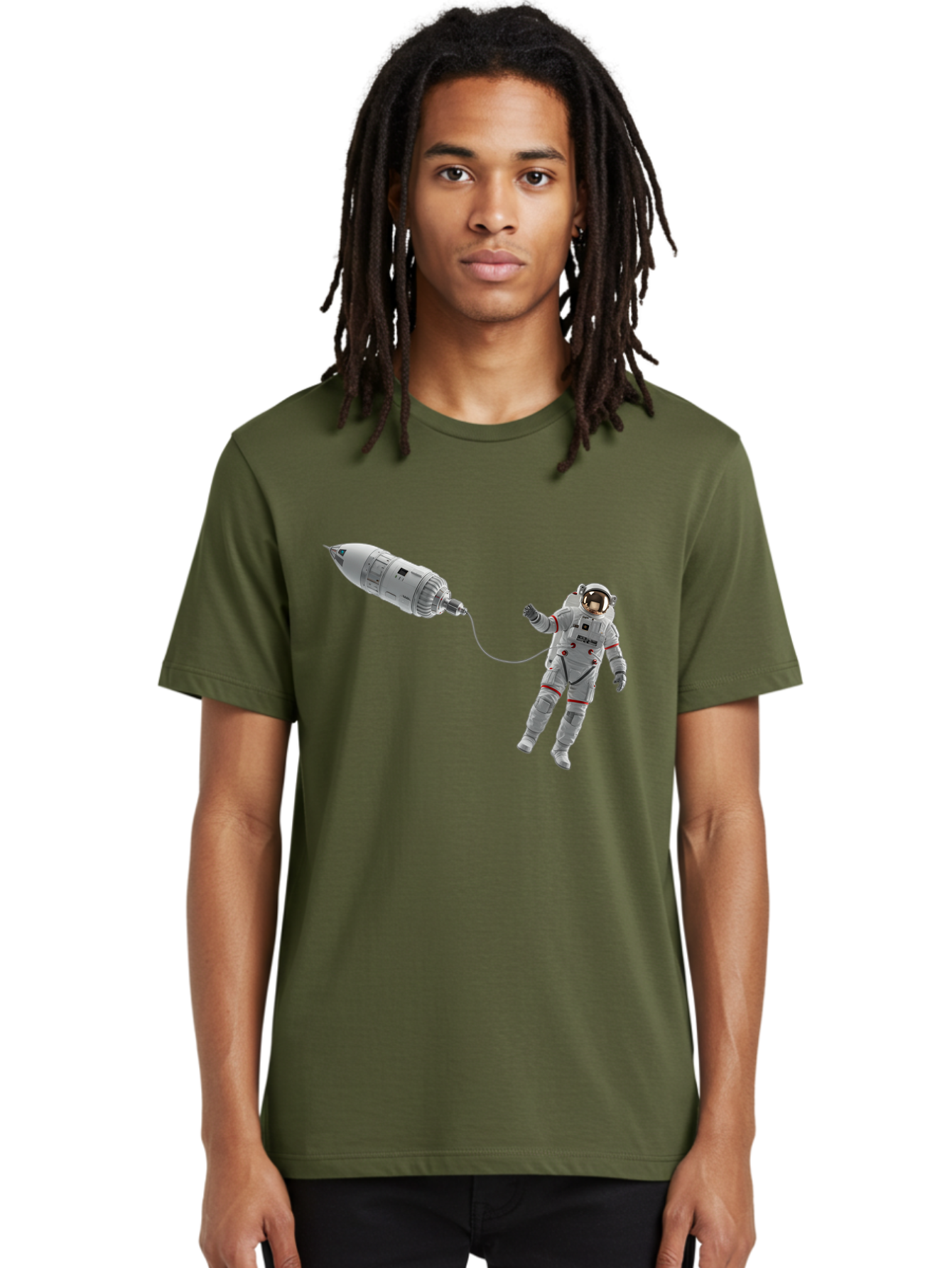 Astronaut-Tethered-To-Spacecraft Men'S Graphic Tee, 100% Cotton, Comfortable Casual Summer Wear, Machine Washable, Vintage Camera, Old Camera, Antique Camera, Black Camera, Classic Photography, Photography Equipment, Nostalgic Device, Bal730 18