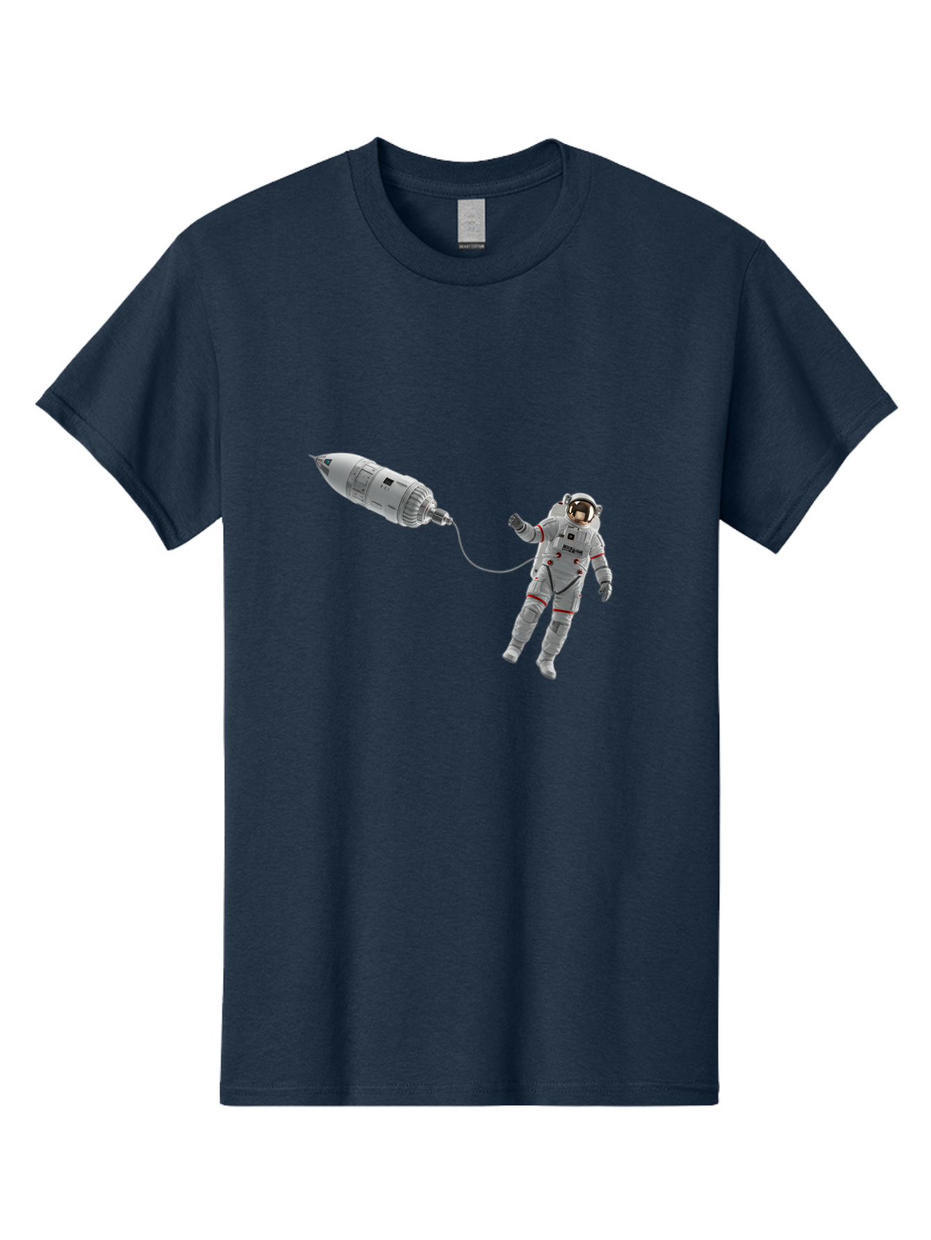 Astronaut-Tethered-To-Spacecraft Men'S Graphic Tee, 100% Cotton, Comfortable Casual Summer Wear, Machine Washable, Vintage Camera, Old Camera, Antique Camera, Black Camera, Classic Photography, Photography Equipment, Nostalgic Device, Bal730 8