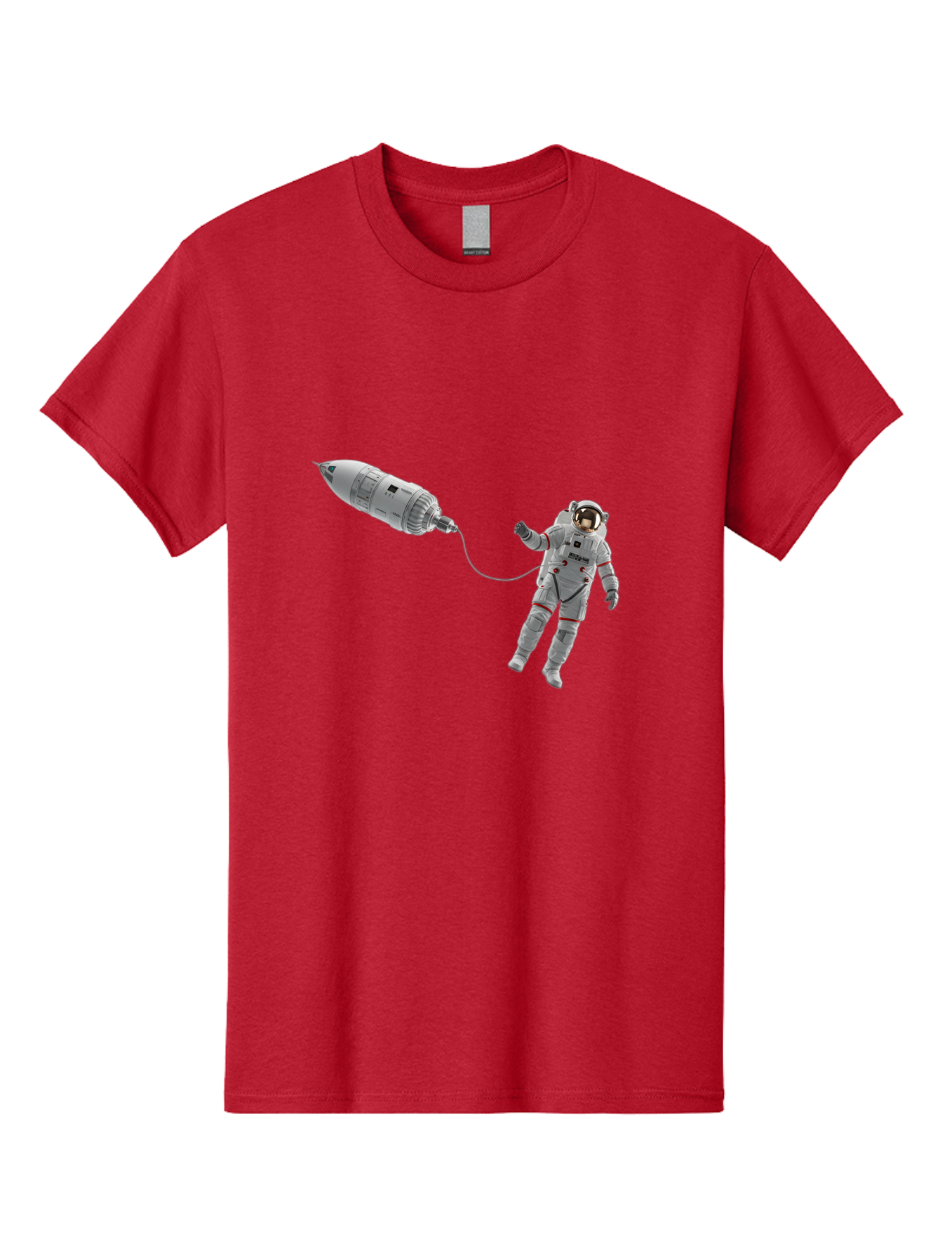 Astronaut-Tethered-To-Spacecraft Men'S Graphic Tee, 100% Cotton, Comfortable Casual Summer Wear, Machine Washable, Vintage Camera, Old Camera, Antique Camera, Black Camera, Classic Photography, Photography Equipment, Nostalgic Device, Bal730 1
