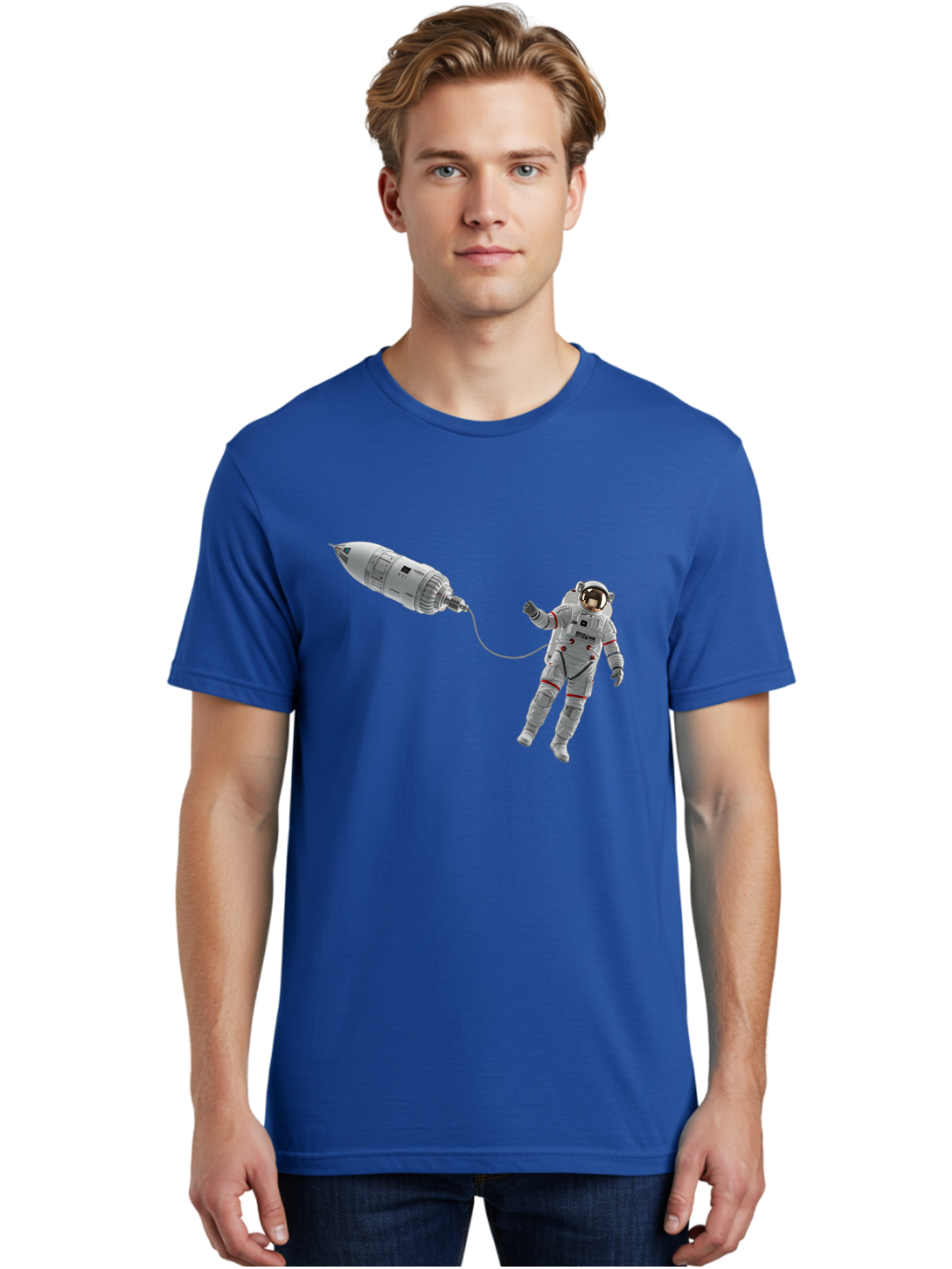 Astronaut-Tethered-To-Spacecraft Men'S Graphic Tee, 100% Cotton, Comfortable Casual Summer Wear, Machine Washable, Vintage Camera, Old Camera, Antique Camera, Black Camera, Classic Photography, Photography Equipment, Nostalgic Device, Bal730 29