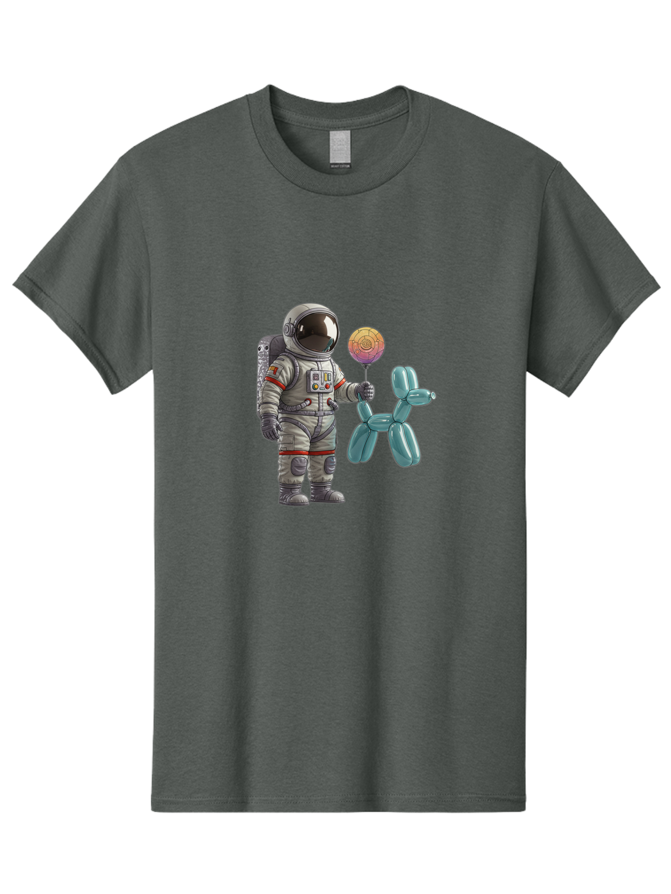 Astronaut-With-Balloon-Animal Men'S Graphic Tee, 100% Cotton, Comfortable Casual Summer Wear, Machine Washable, Vintage Camera, Old Camera, Antique Camera, Black Camera, Classic Photography, Photography Equipment, Nostalgic Device, Bal731 11