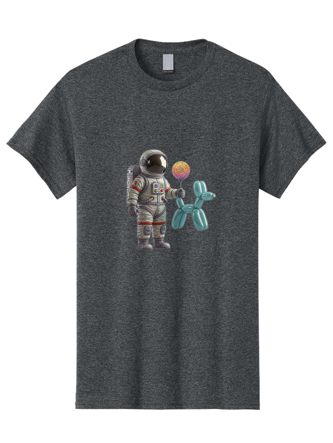 Astronaut-With-Balloon-Animal Men'S Graphic Tee, 100% Cotton, Comfortable Casual Summer Wear, Machine Washable, Vintage Camera, Old Camera, Antique Camera, Black Camera, Classic Photography, Photography Equipment, Nostalgic Device, Bal731 12