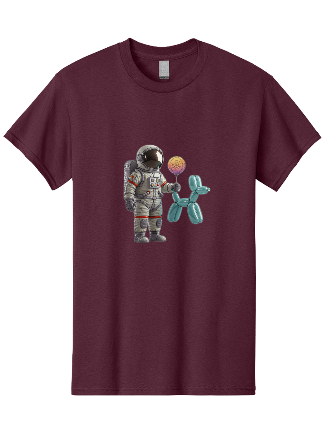 Astronaut-With-Balloon-Animal Men'S Graphic Tee, 100% Cotton, Comfortable Casual Summer Wear, Machine Washable, Vintage Camera, Old Camera, Antique Camera, Black Camera, Classic Photography, Photography Equipment, Nostalgic Device, Bal731 6
